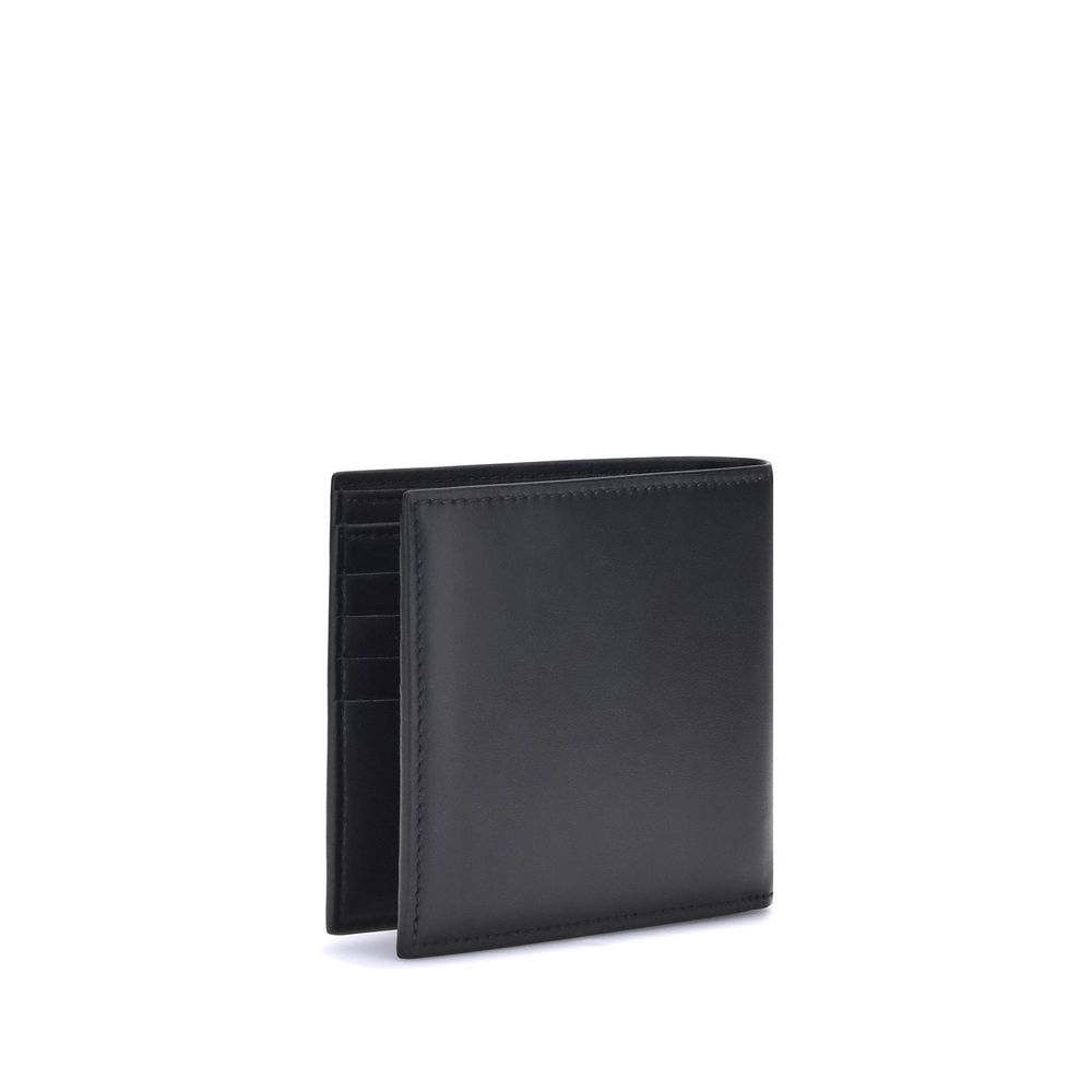 Мъжки портфейл Men’s wallet Alexander McQueen 8361471AAU61080 Balck back view