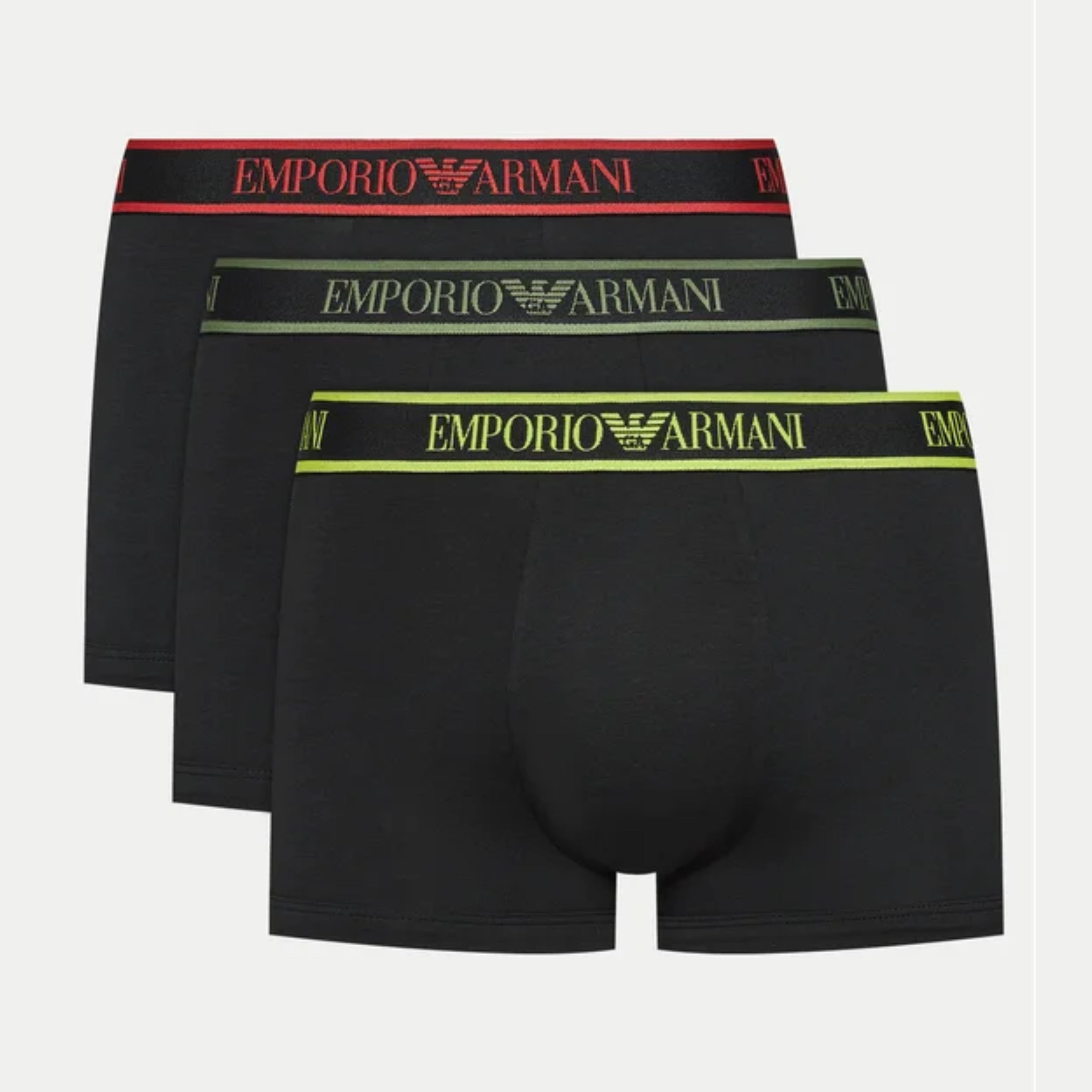 Мъжки боксерки 3 броя в кутия Men's boxers Emporio Armani 111473 4F717 21320 Черни