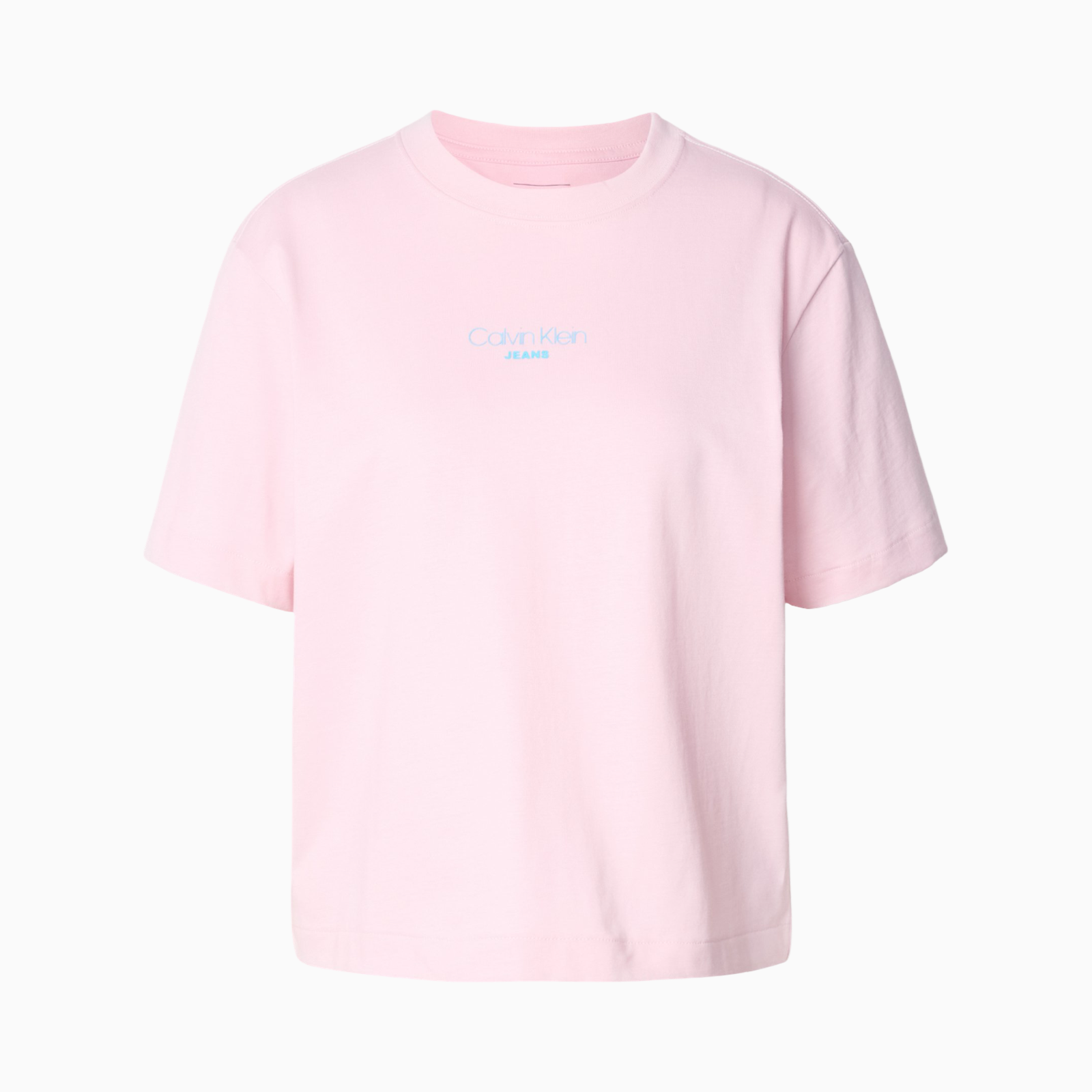 Дамска розова тениска Calvin Klein Jeans Women T-shirt LV047C858G Front View