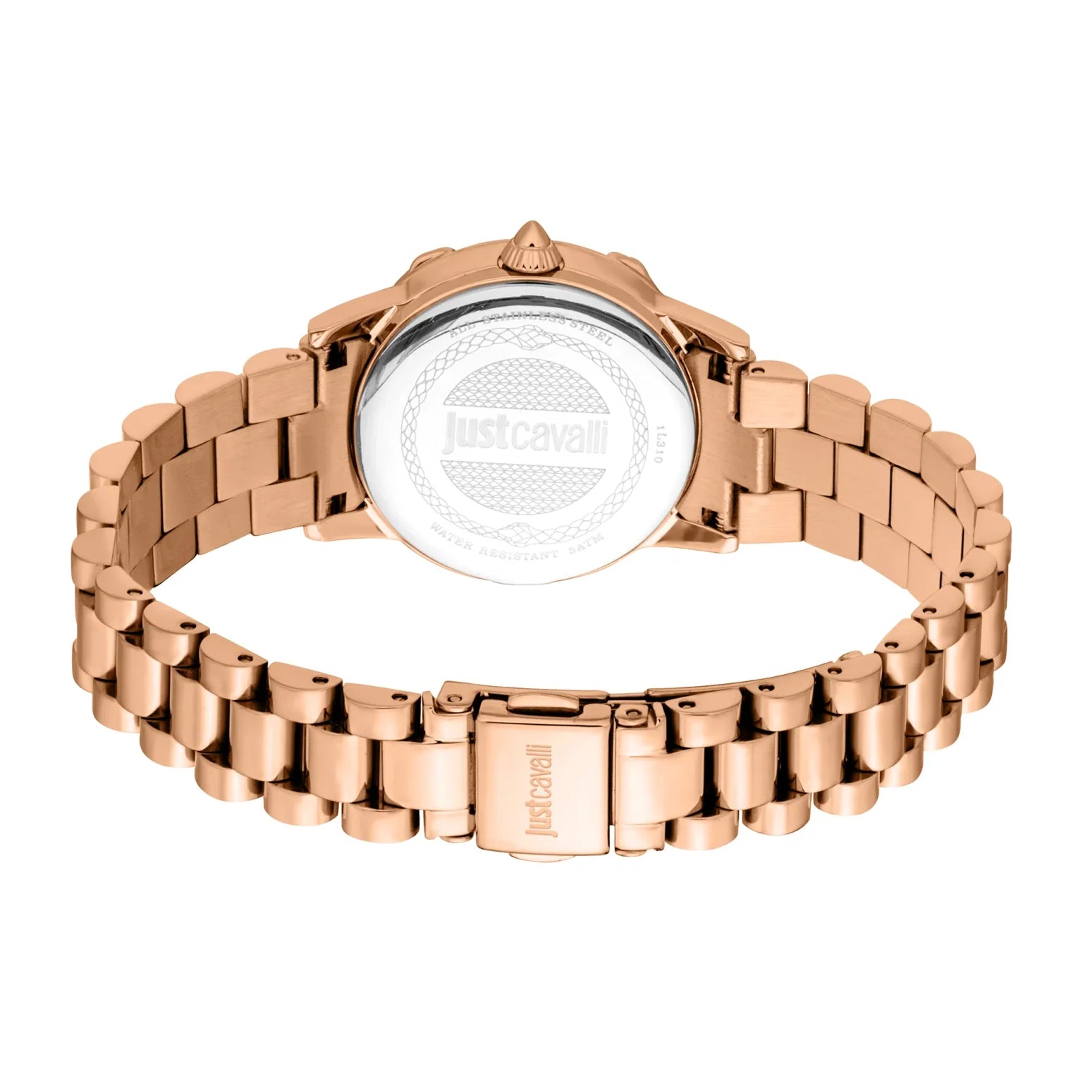 Дамски часовник Women’s watch Just Cavalli Animalier Fiorenza Snake JC1L310M0085 Rose Gold Violet