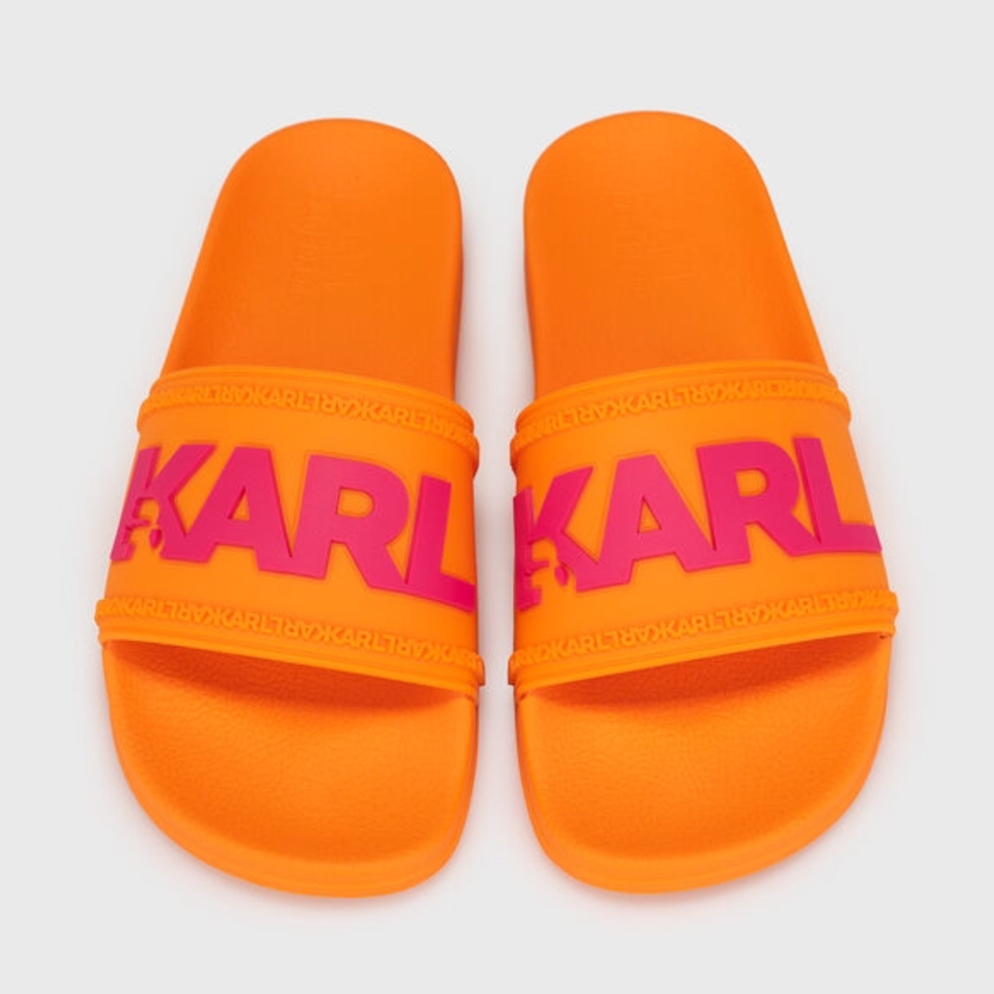 Мъжки чехли джапанки в оранжево Karl Lagerfeld Kondo KL70004 VCC Orange