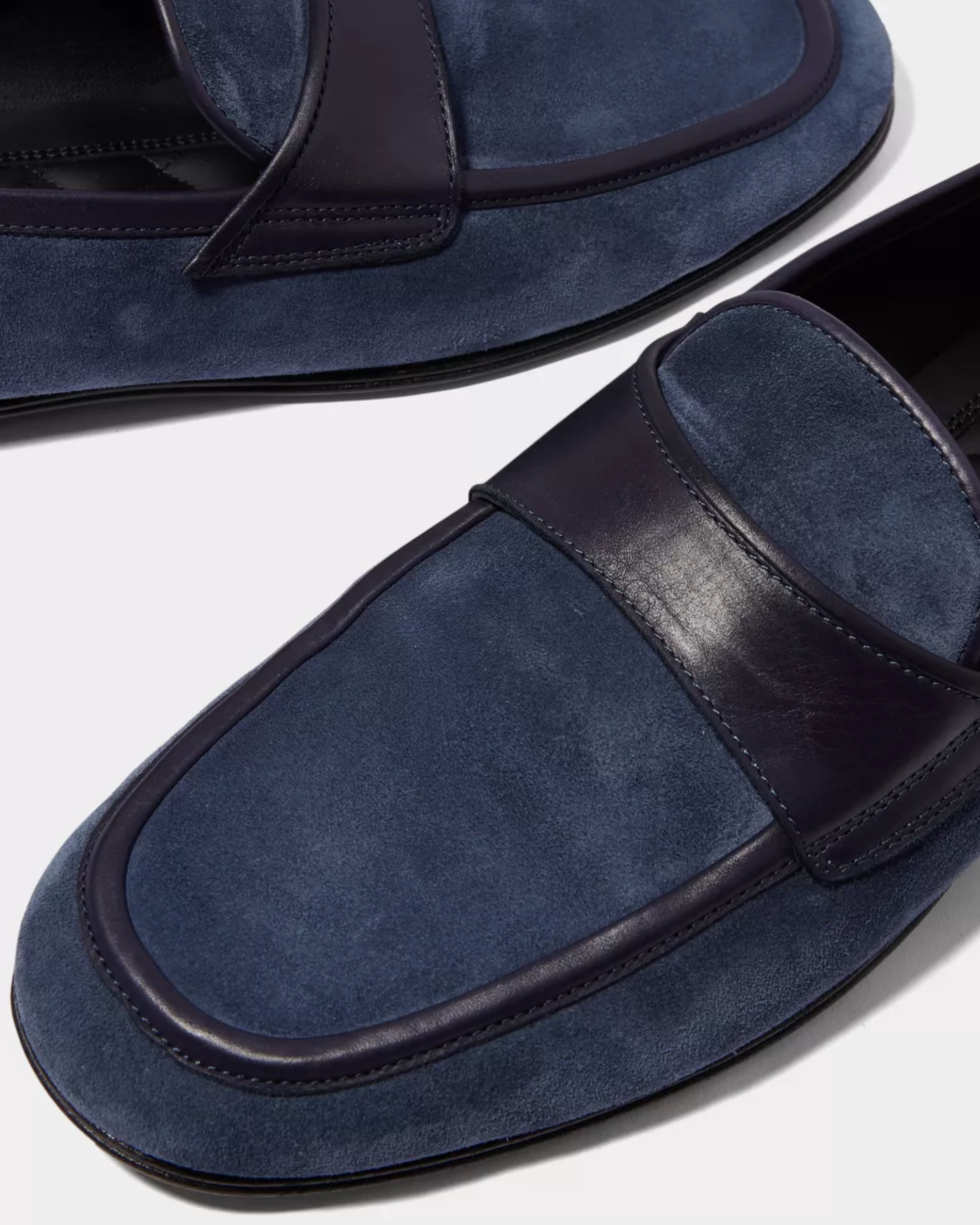 Мъжки мокасини Men’s loafers DOLCE & GABBANA A50351 AX934 Blue close up