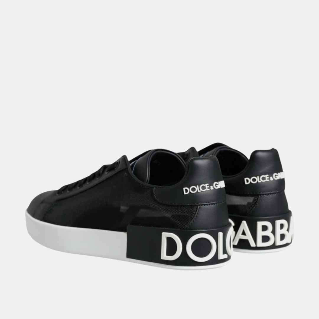 Дамски черни маратонки Dolce & Gabbana Portofino Women Sneakers