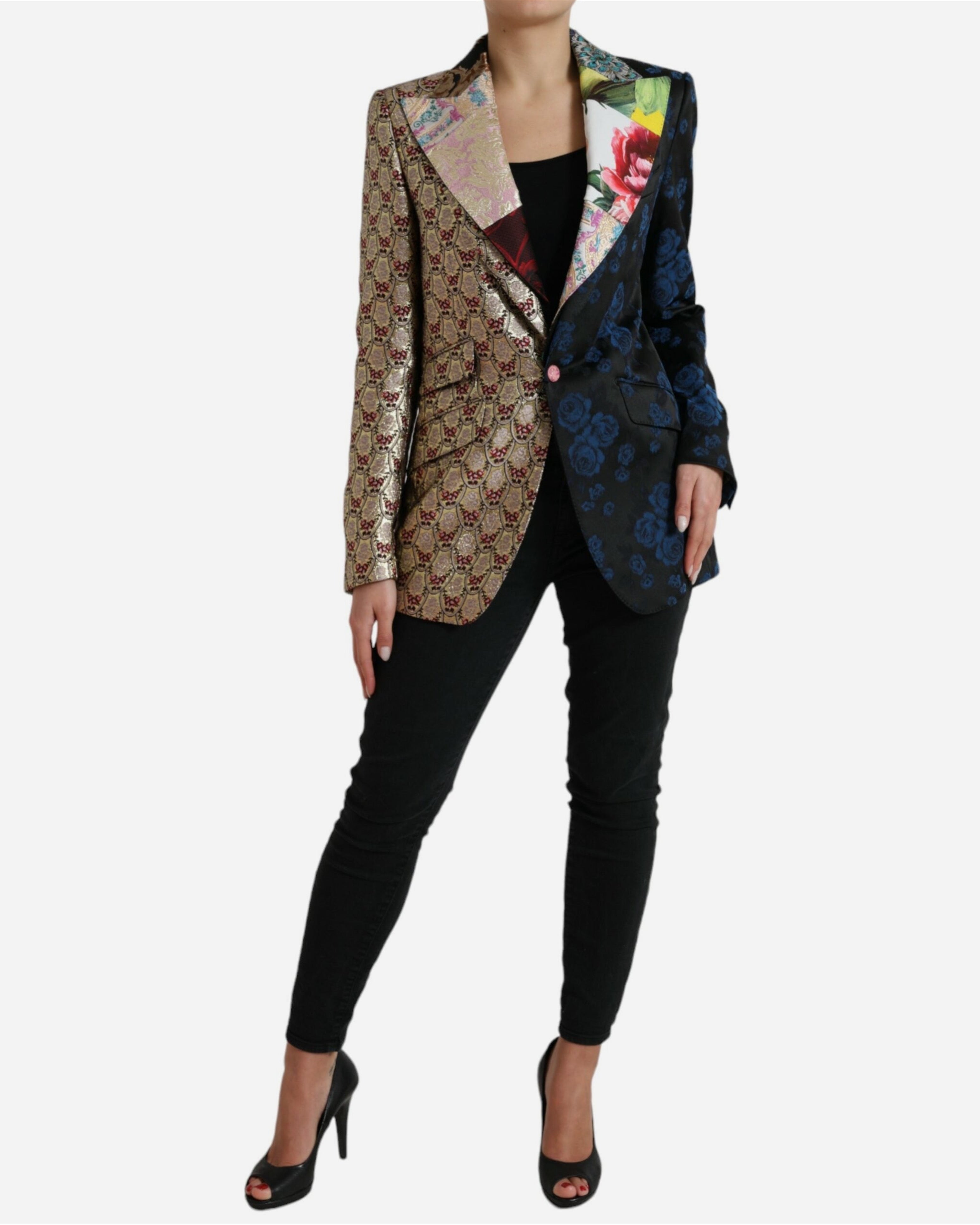 Dolce & Gabbana Luxury Patchwork Blazer