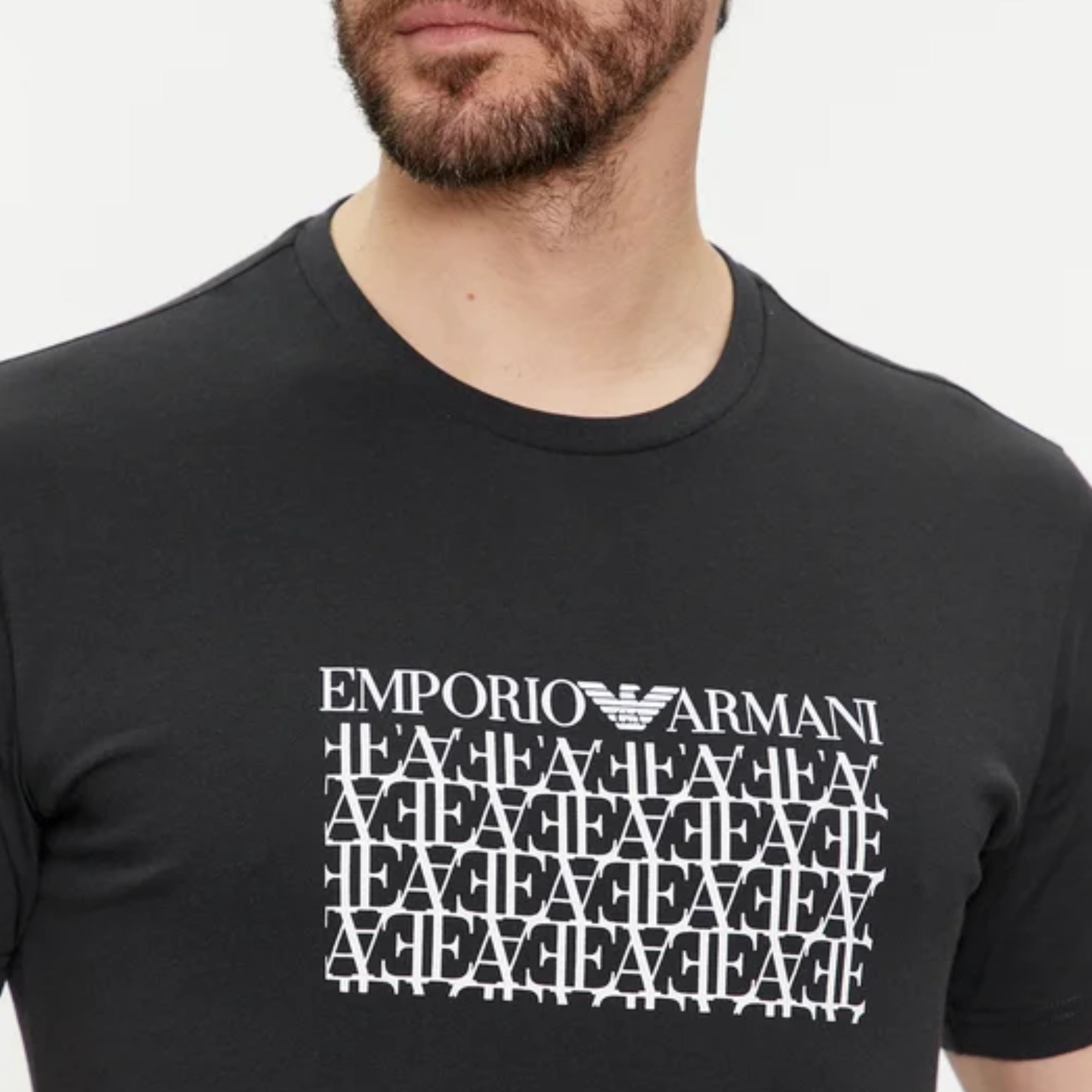 Мъжка тениска Emporio Armani 211818 4R468 36021 в черно