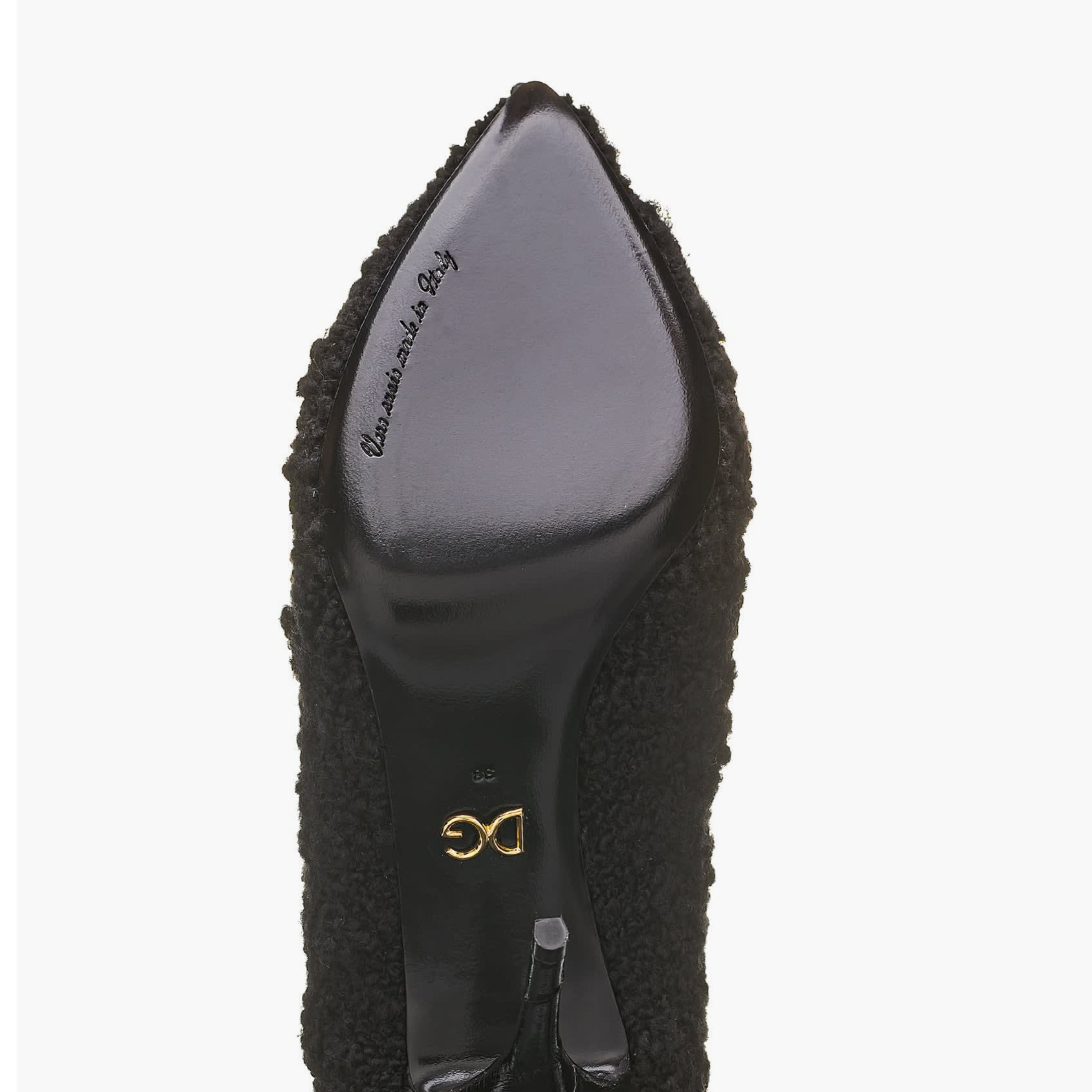 Дамски луксозни боти на висок ток от вълна в черно DOLCE & GABBANA
Women’s Black Virgin Wool Ankle Boots