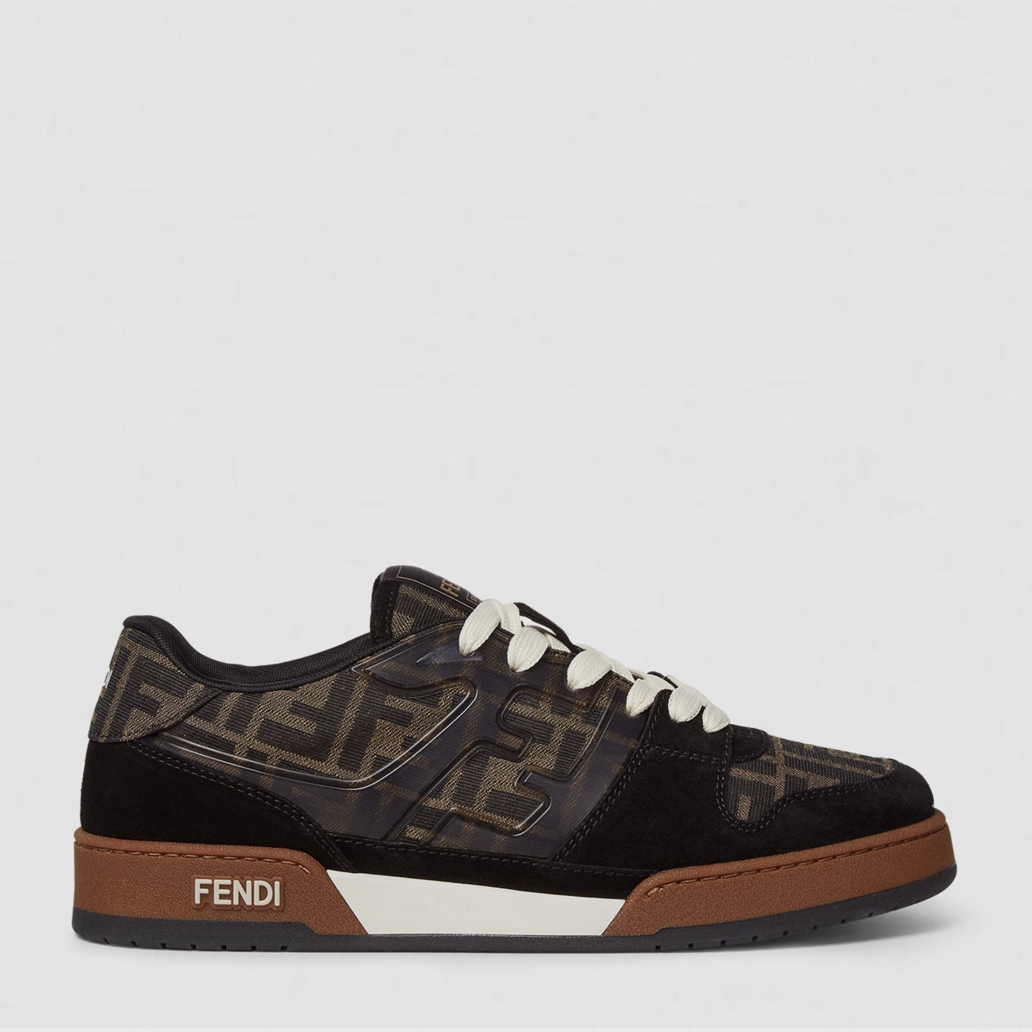 Мъжки кецове Men’s sneakers FENDI Match 7E1688AQ6IF1PXA Brown lateral view