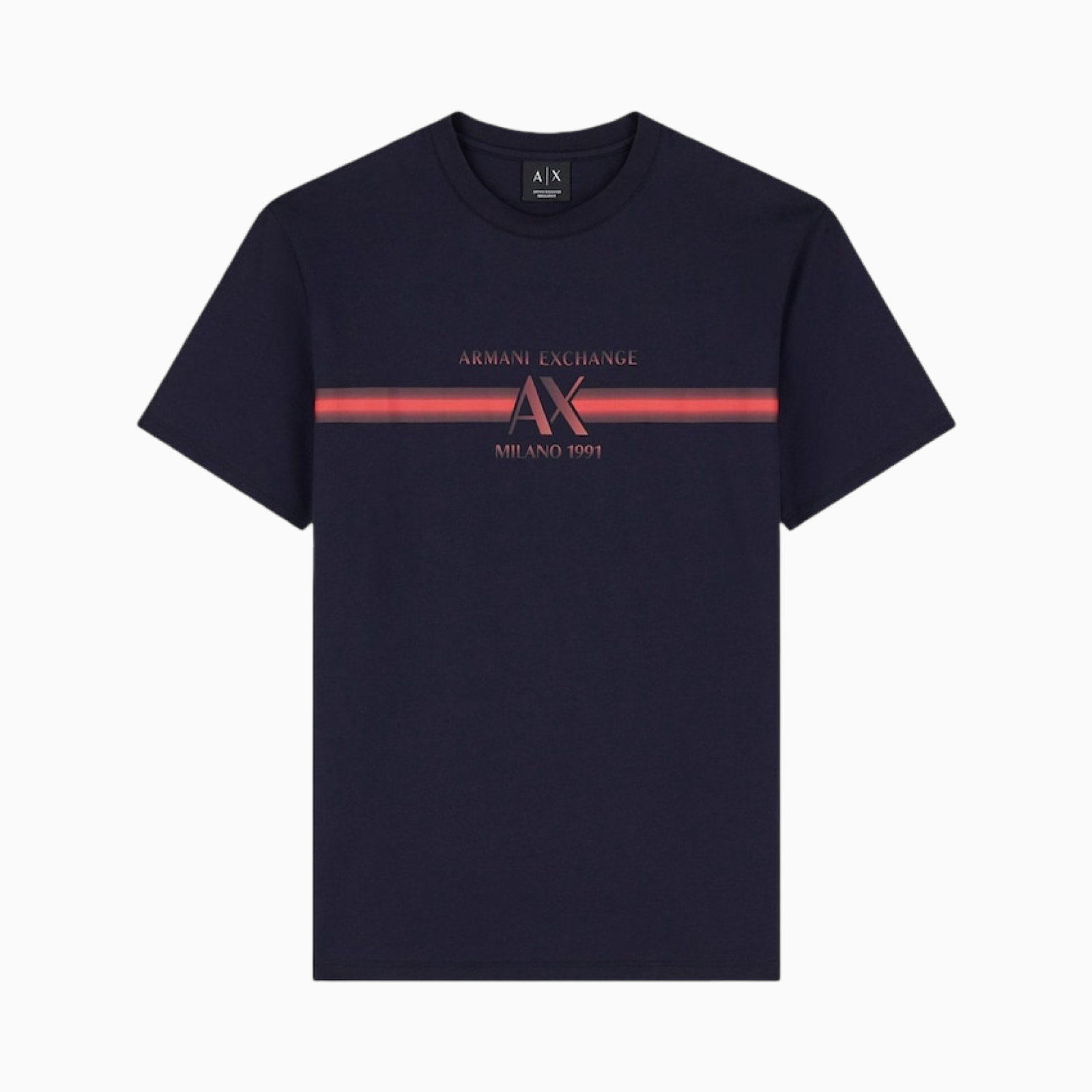Мъжка тъмно синя тениска Armani Exchange Men T-shirt XM003103 AF10356 Front View