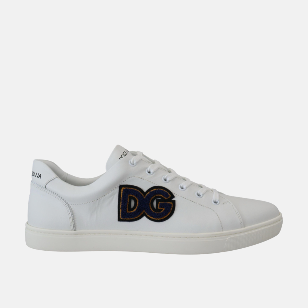 Мъжки бели кецове Dolce & Gabbana DG Patch Logo Sneakers