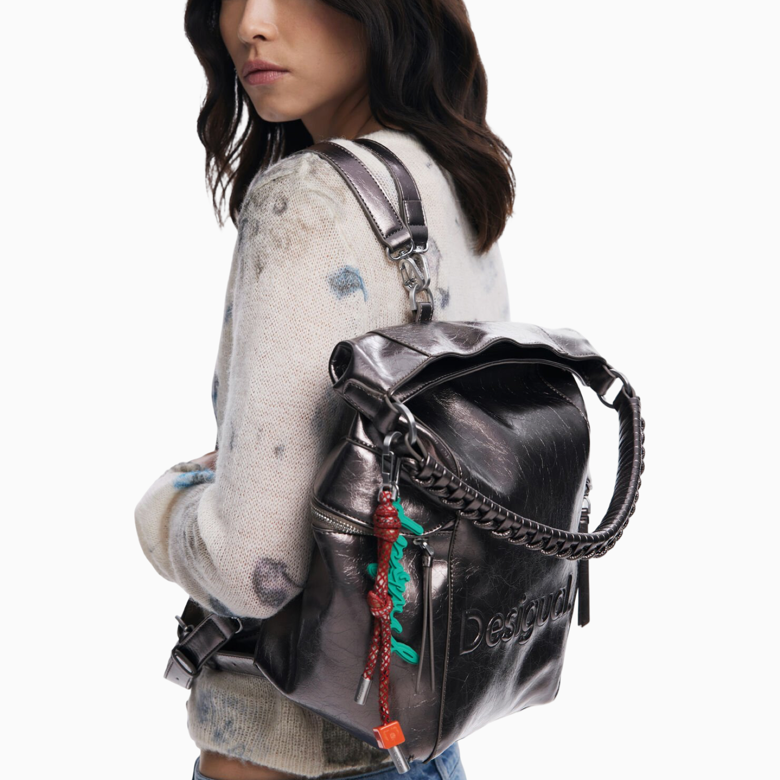 Дамска раница Desigual Rucksack 25WAKP28 Back View