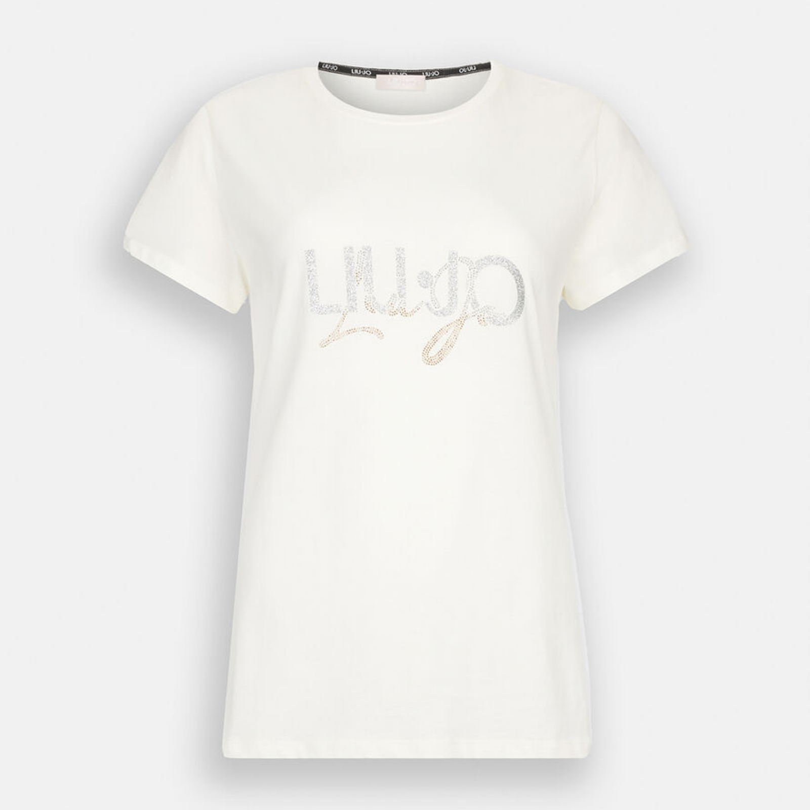 Дамска бяла тениска Liu Jo Women T-shirt TF5287 JS923 Front View