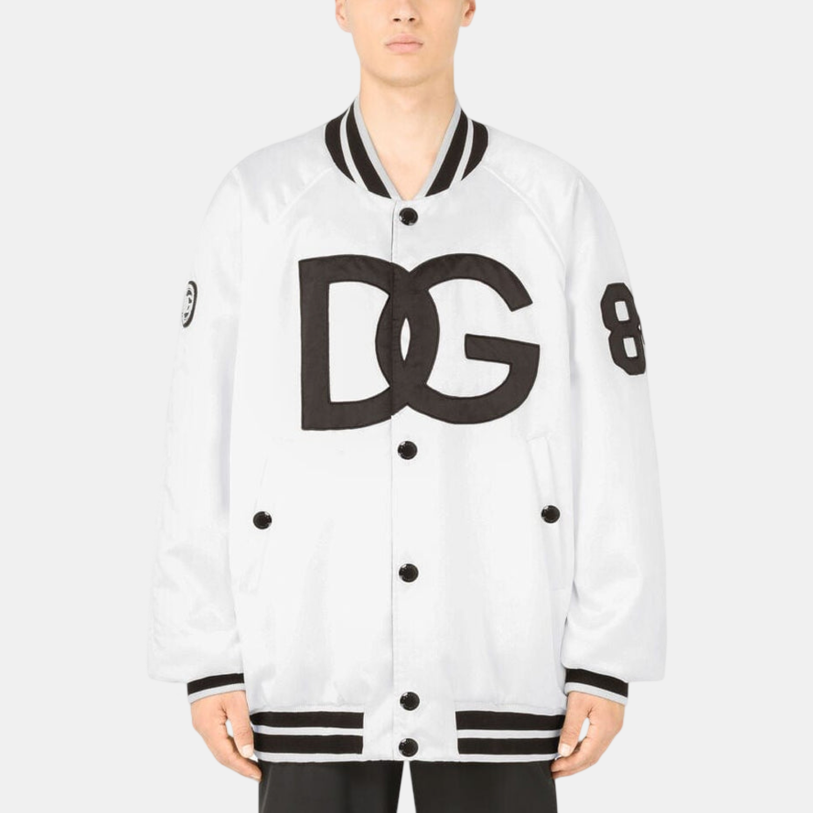 Мъжко яке Dolce & Gabbana DG Embroidery Satin Men Jacket