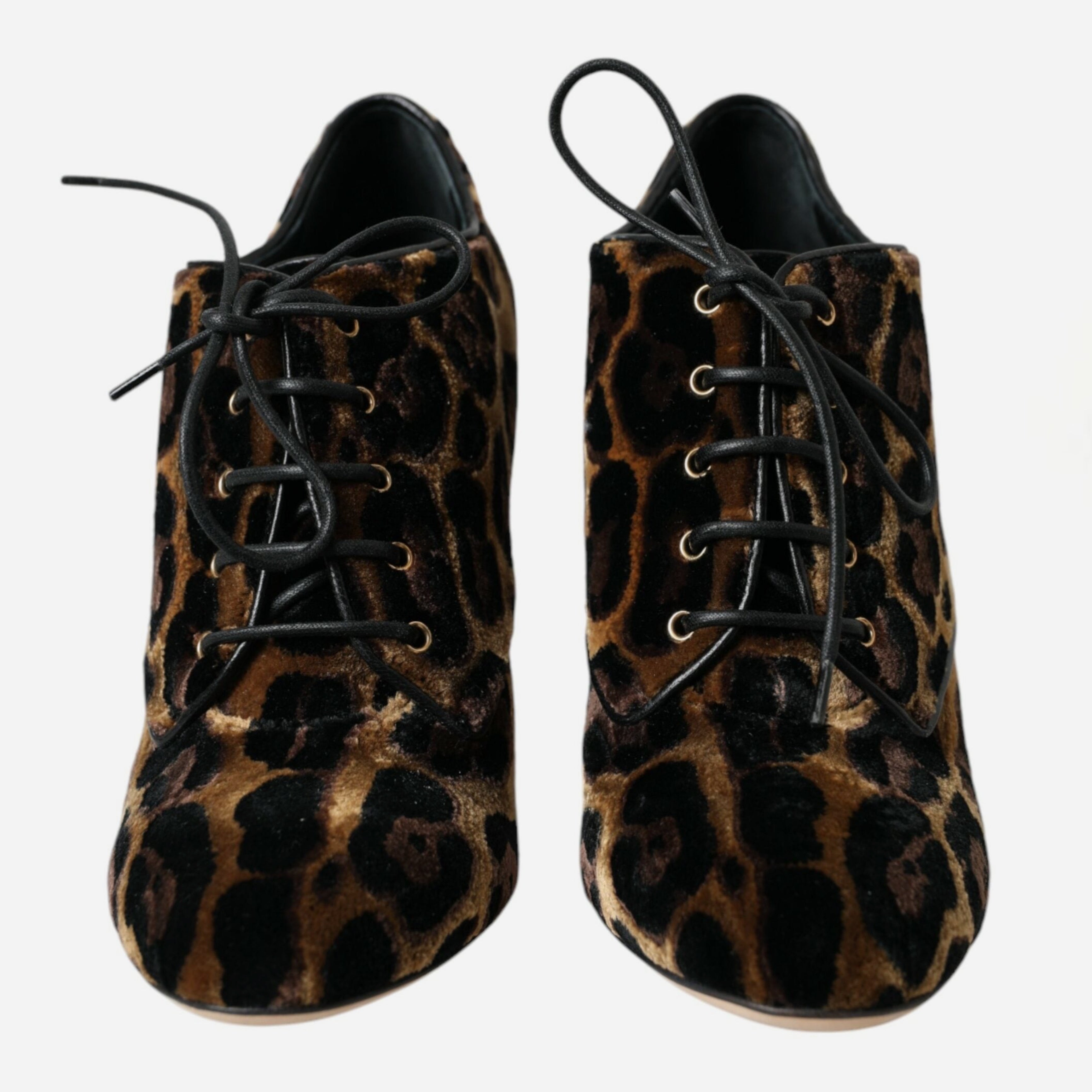 Дамски луксозни леопардови обувки на висок ток Dolce & Gabbana Women’s Leopard Heels