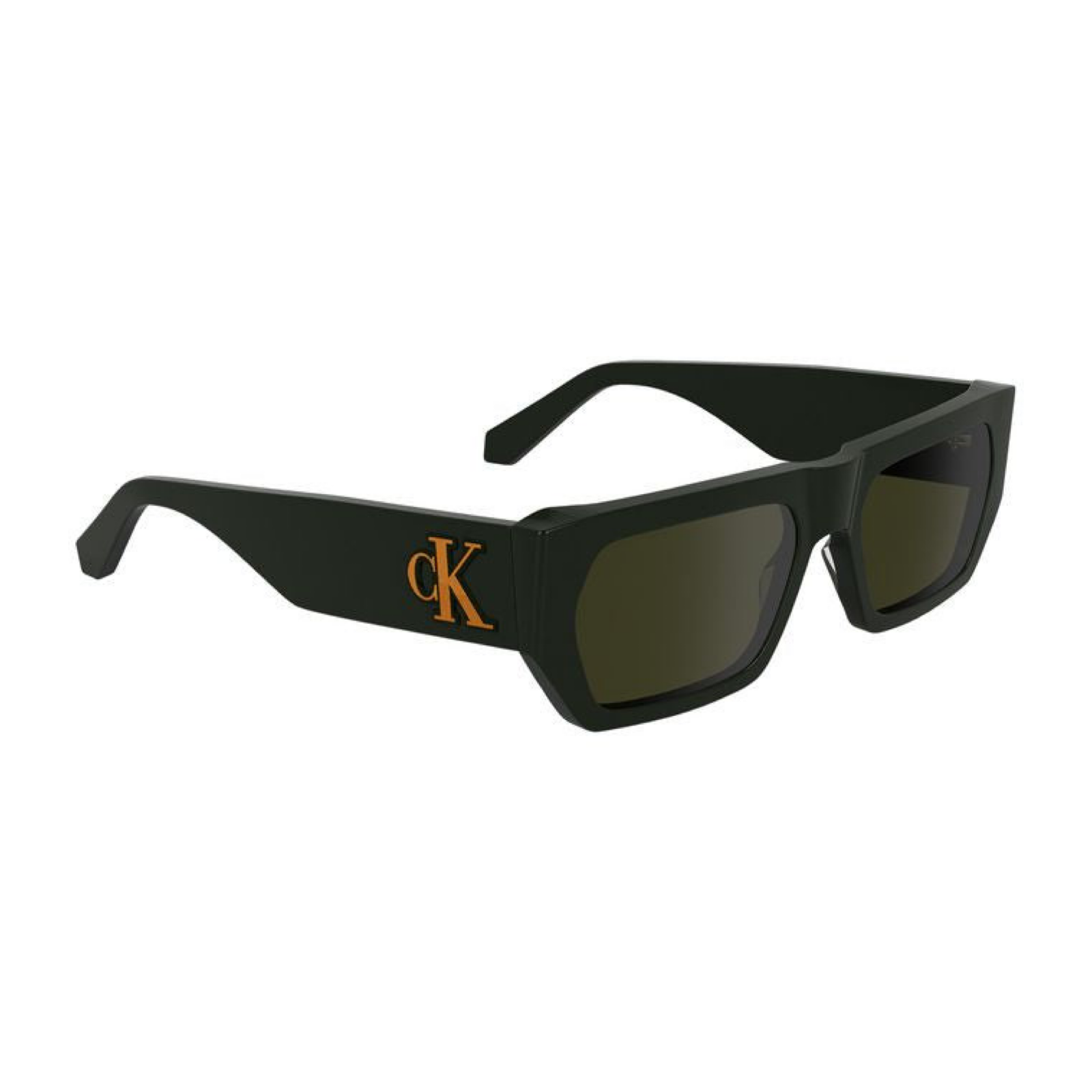 Calvin Klein Green Acetate Men Sunglasses