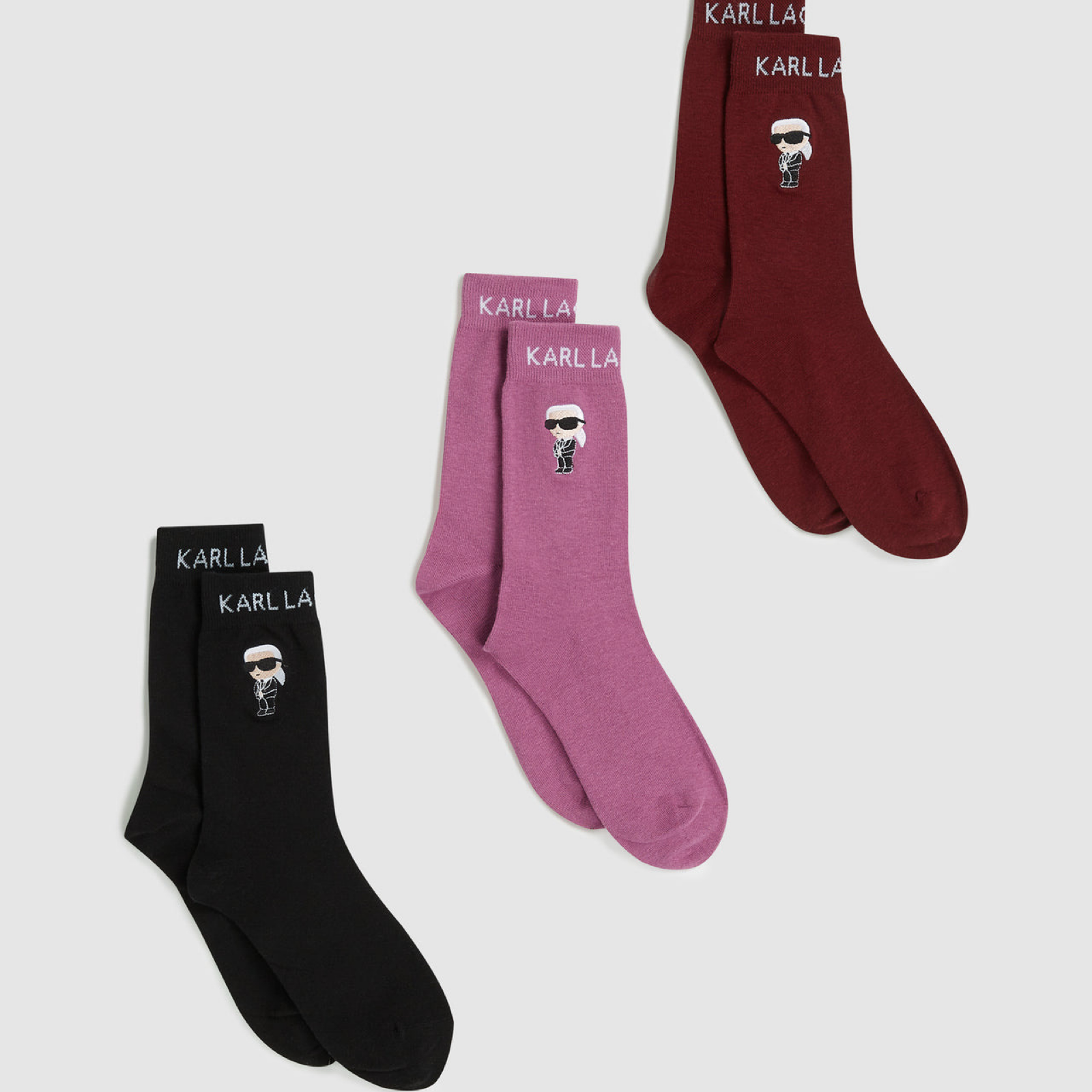 Дамски чорапи Karl Lagerfeld Jeans Women Socks A4W470371HH Top View