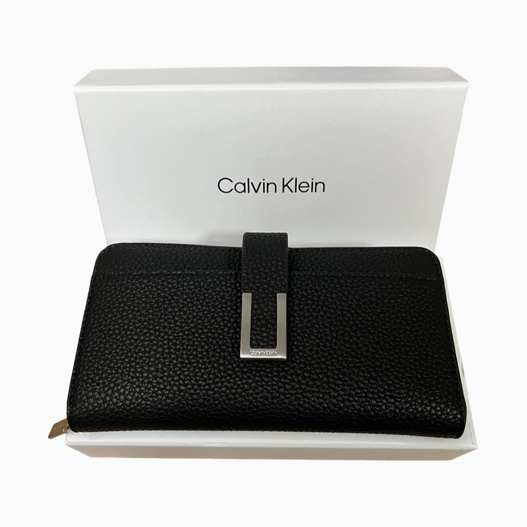 Унисекс клъч портфейл в черно с кутия Unisex clutch wallet Calvin Klein K60K610487 Black