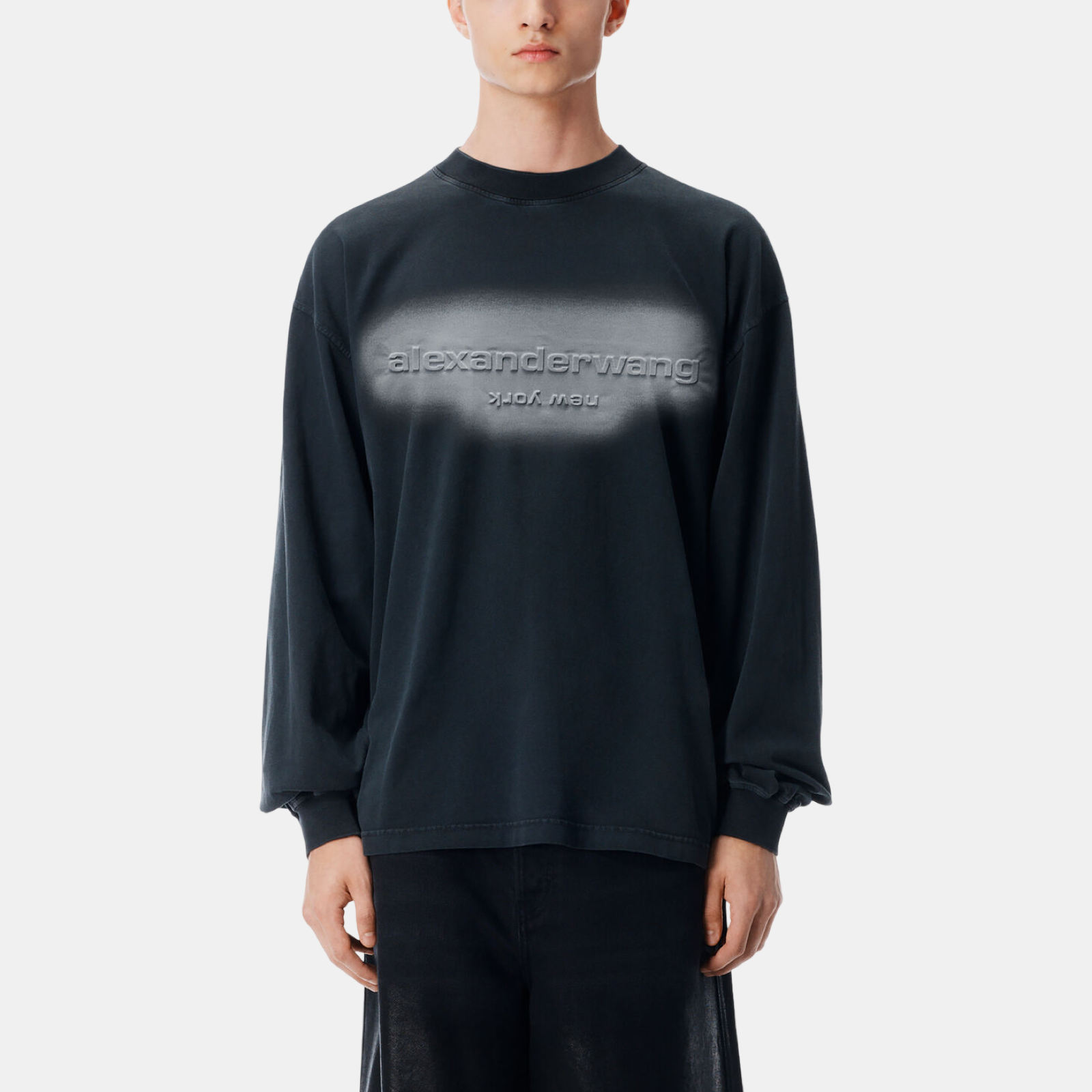 Alexander Wang Reflective Halo Logo Sweatshirt UCC1261879011 Front View