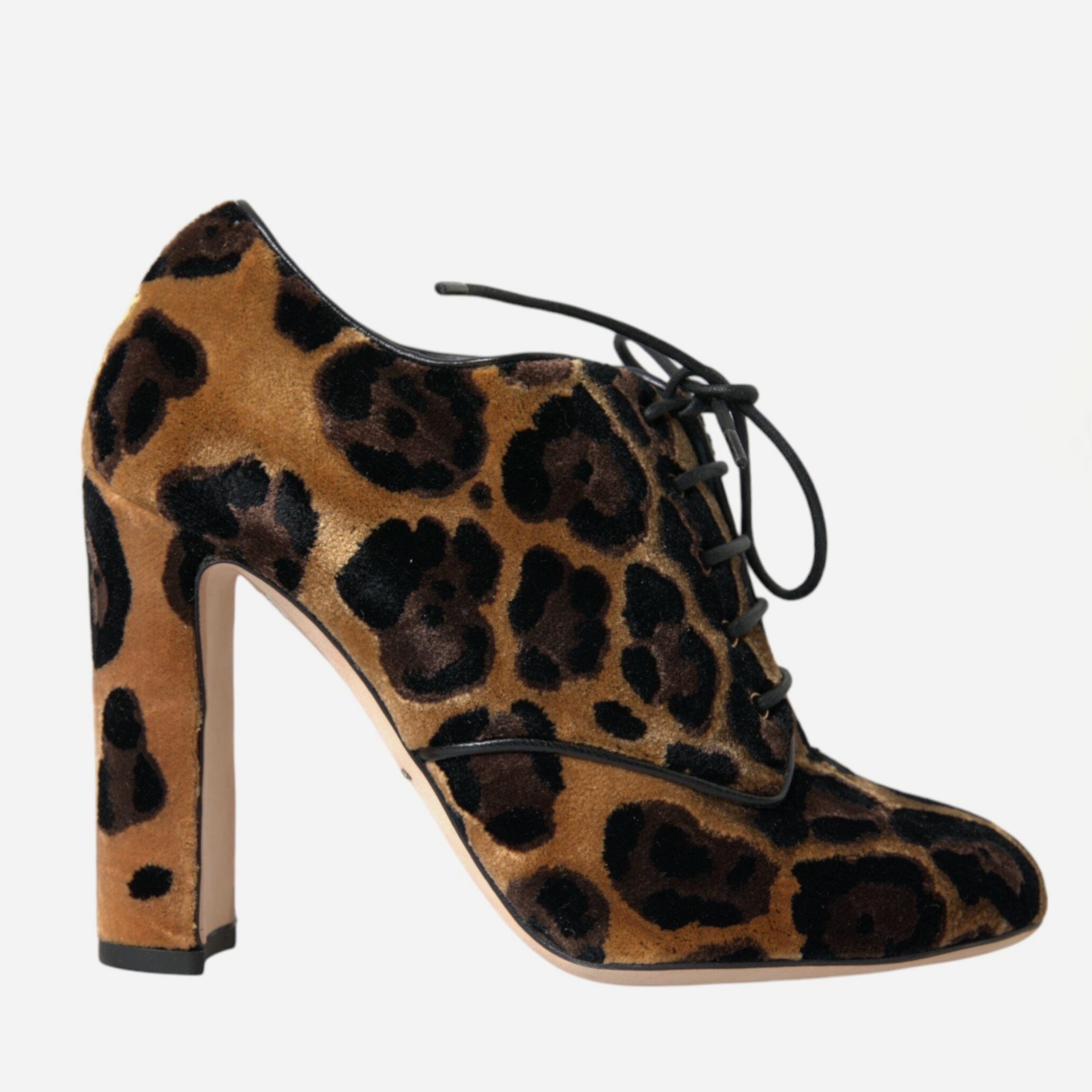 Дамски луксозни леопардови обувки на висок ток Dolce & Gabbana Women’s Leopard Heels