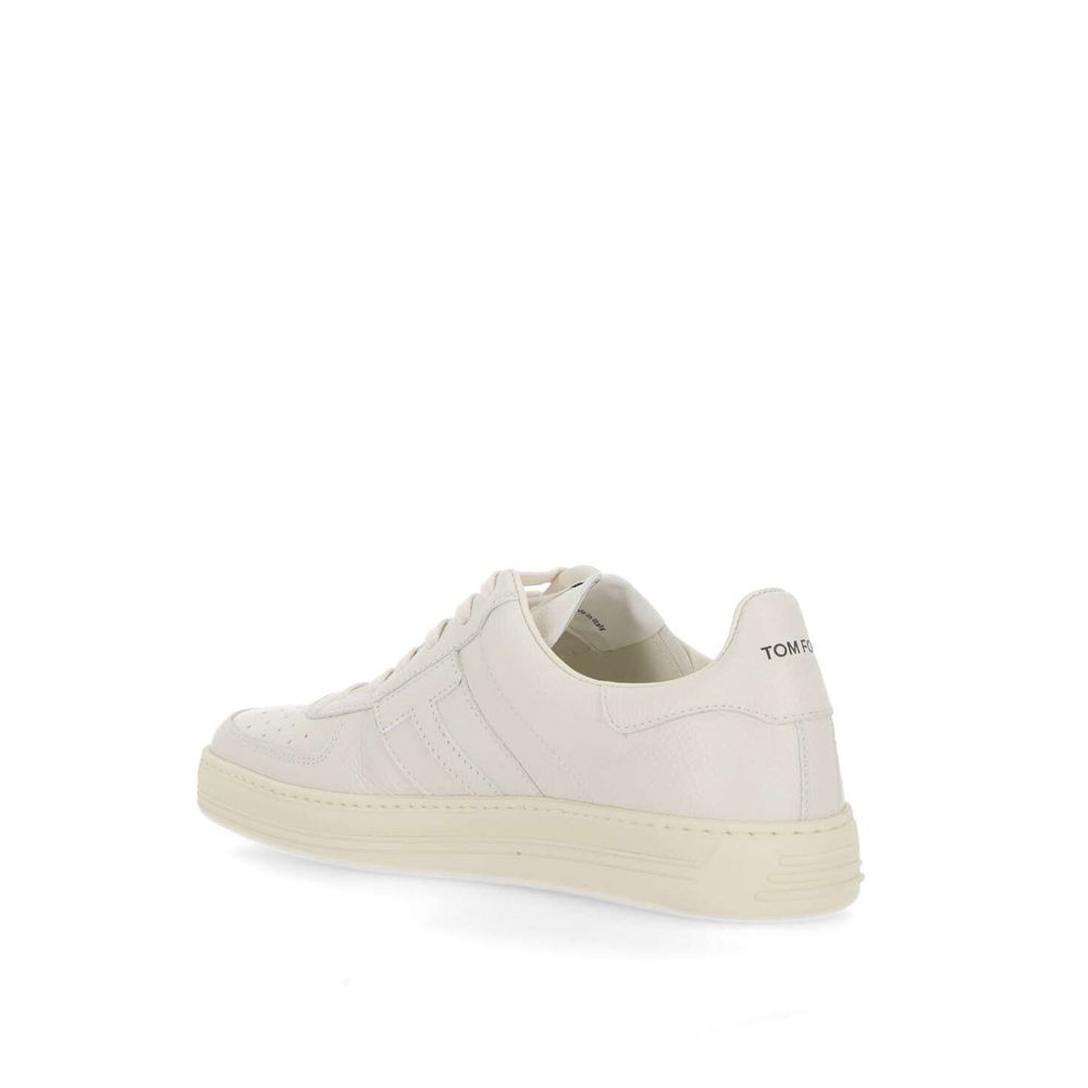 Tom Ford Leather Logo Men Sneakers