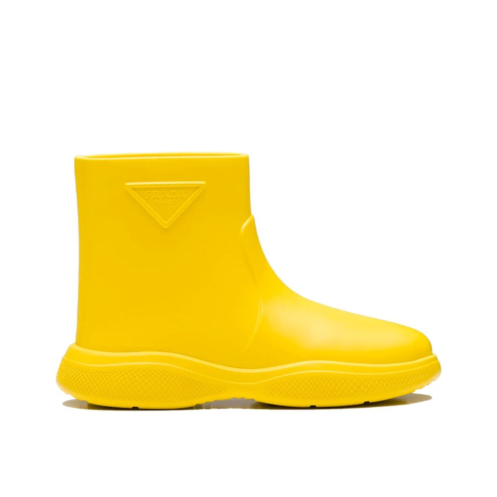 Дамски гумени ботуши за дъжд Women’s rubber rain boots PRADA 1T859M3LKDF0377 Yellow lateral view