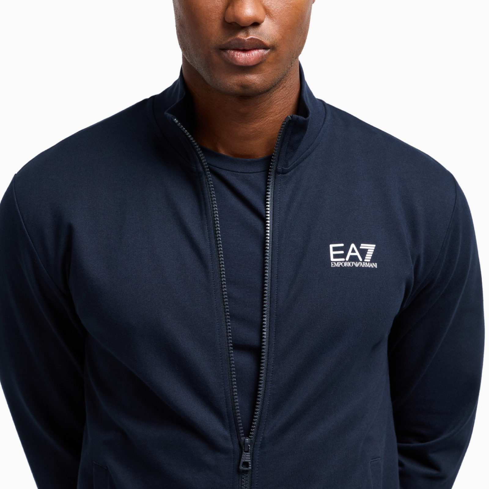 Мъжки син екип EA7 Emporio Armani Men Tracksuit 8NPV60 PJVRZ Close-Up
