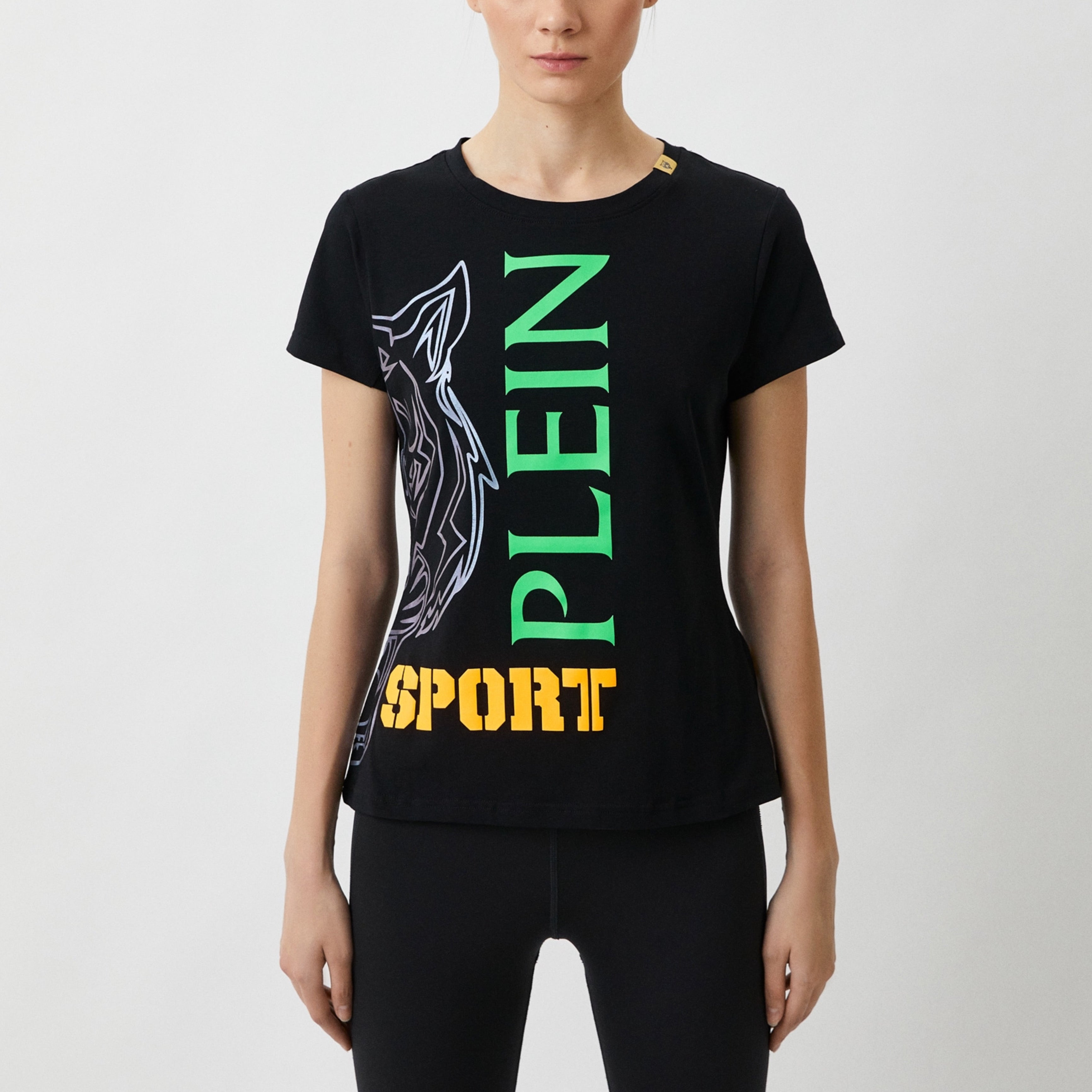 Дамска тениска Plein Sport DTPS3010 99 в черно