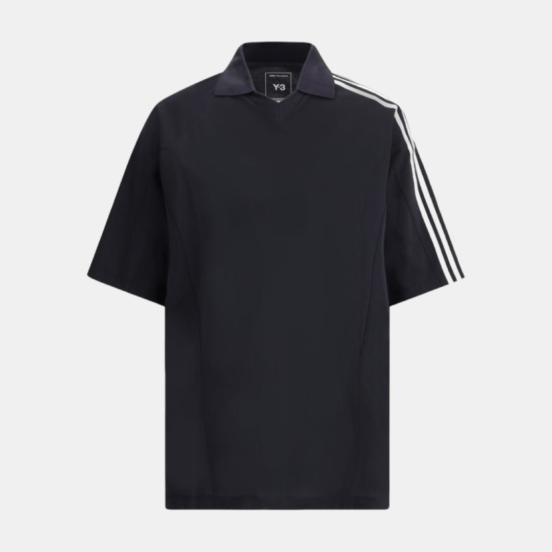 Мъжка черна поло тениска Y-3 Men Polo