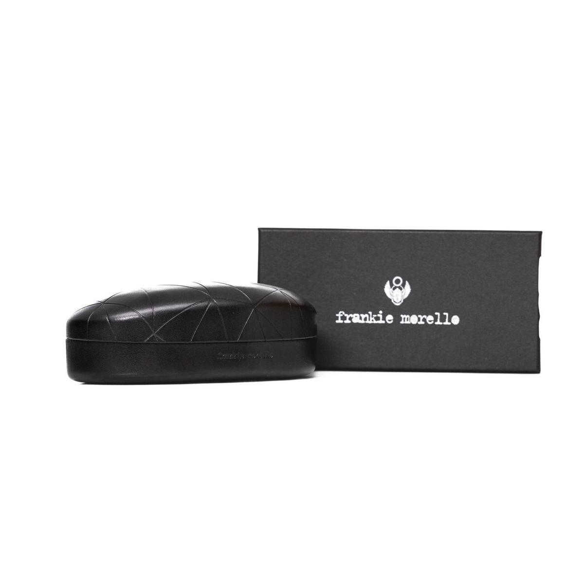 Мъжки слънчеви очила Frankie Morello Men Sunglasses FEMF8017US FR-02 NERO/SILVER Box View