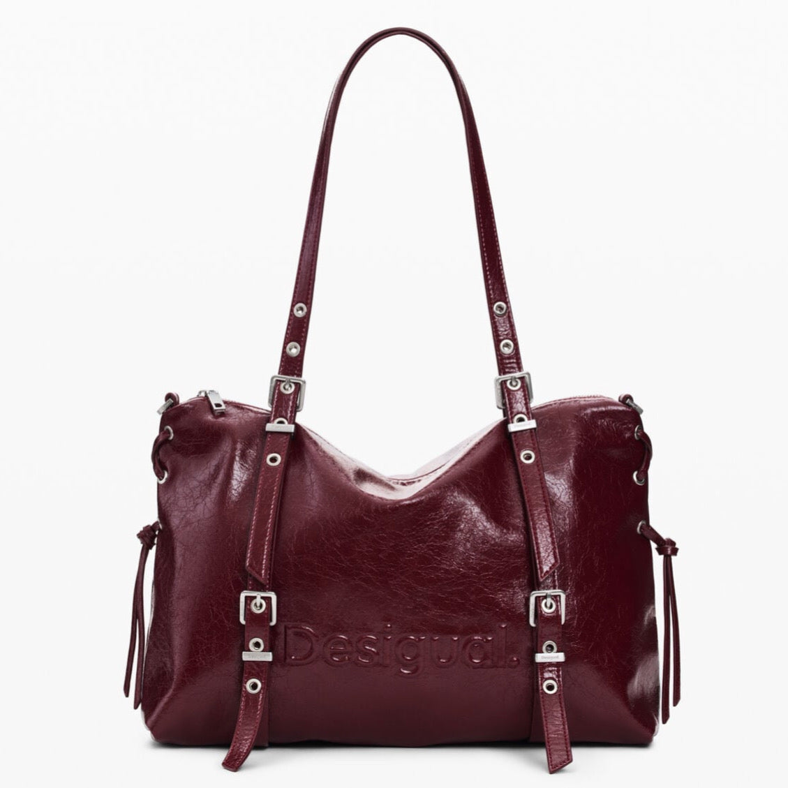 Дамска червена чанта Desigual Women Shoulder Bag 26WAXP55 3032 Front View