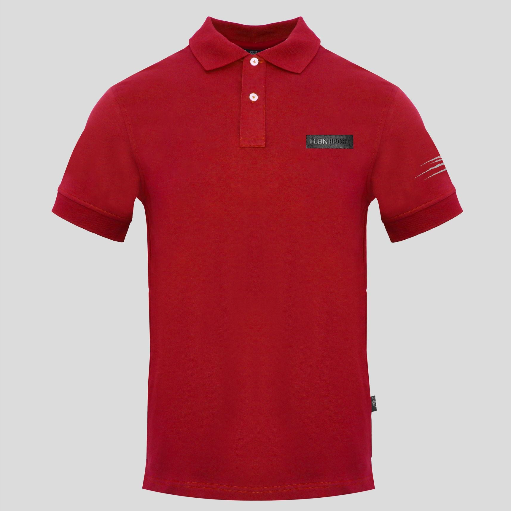 Мъжка поло тениска с яка Plein Sport PIPS50752_RED в червено
