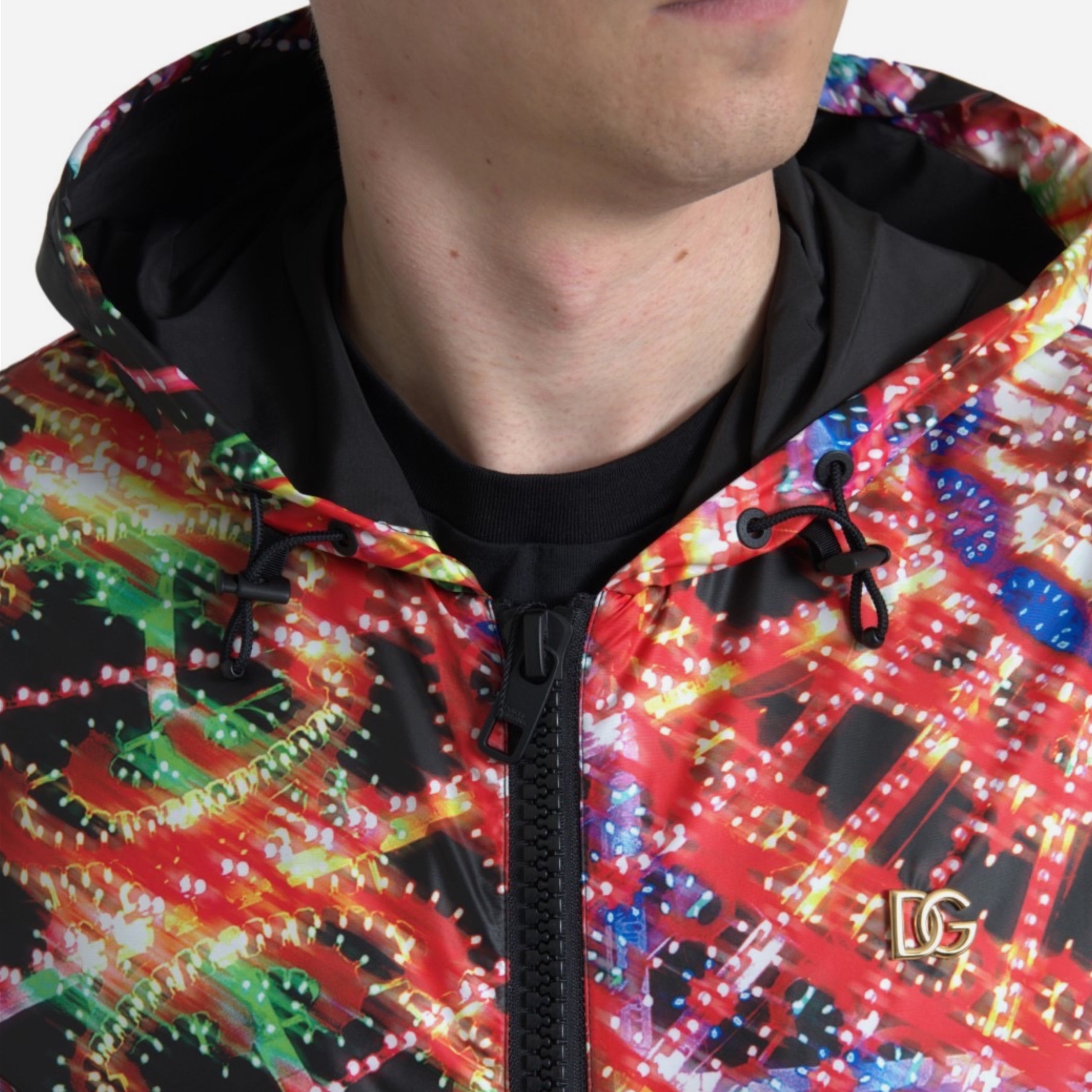 Мъжко многоцветно пролетно яке DOLCE & GABBANA Men’s Luxury Multicolor Windstopper