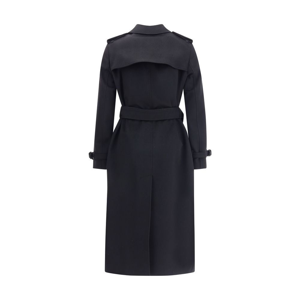 Дамски луксозен шлифер Women’s Kensington Coat Burberry 8111566A1189 back view