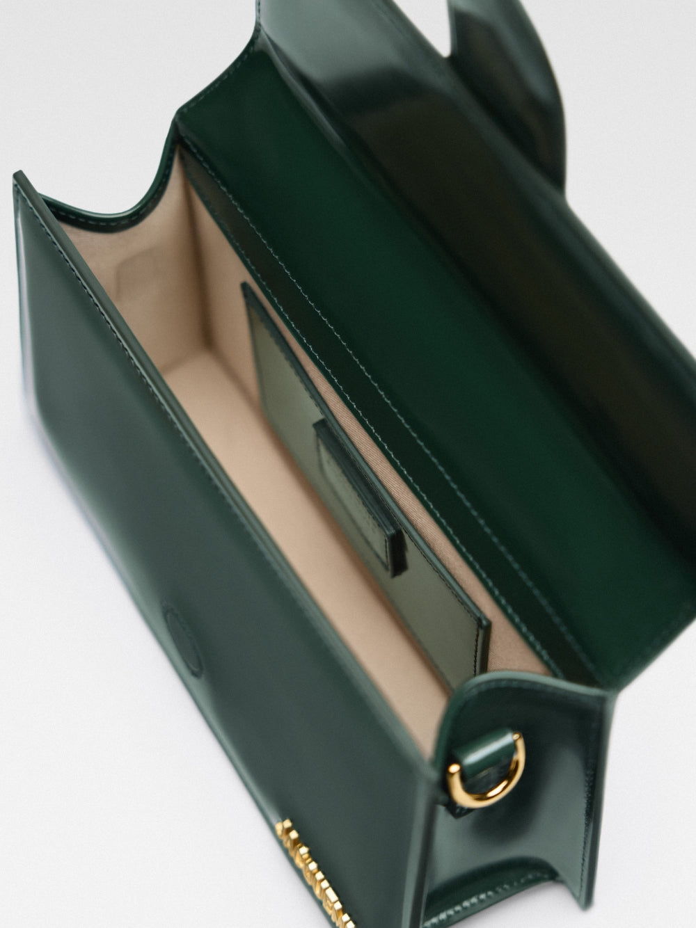 Jacquemus Le Grand Bambino Dark Green Bag 213BA007-3128-590 Inside View