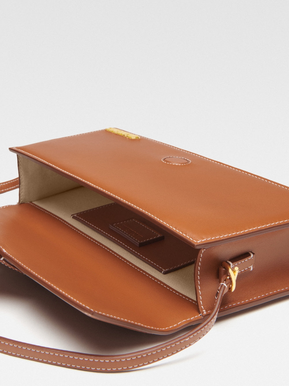 Jacquemus Le Bambino Long Brown Bag 221BA013-3072-811 Inside View