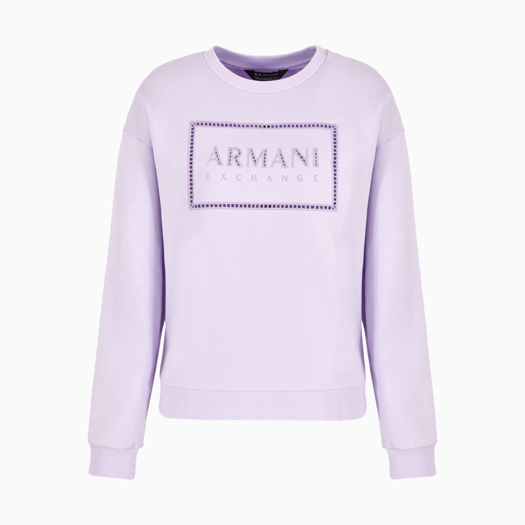 Дамски лилав суитшърт Armani Exchange 3DYM71 YJFDZ 11354