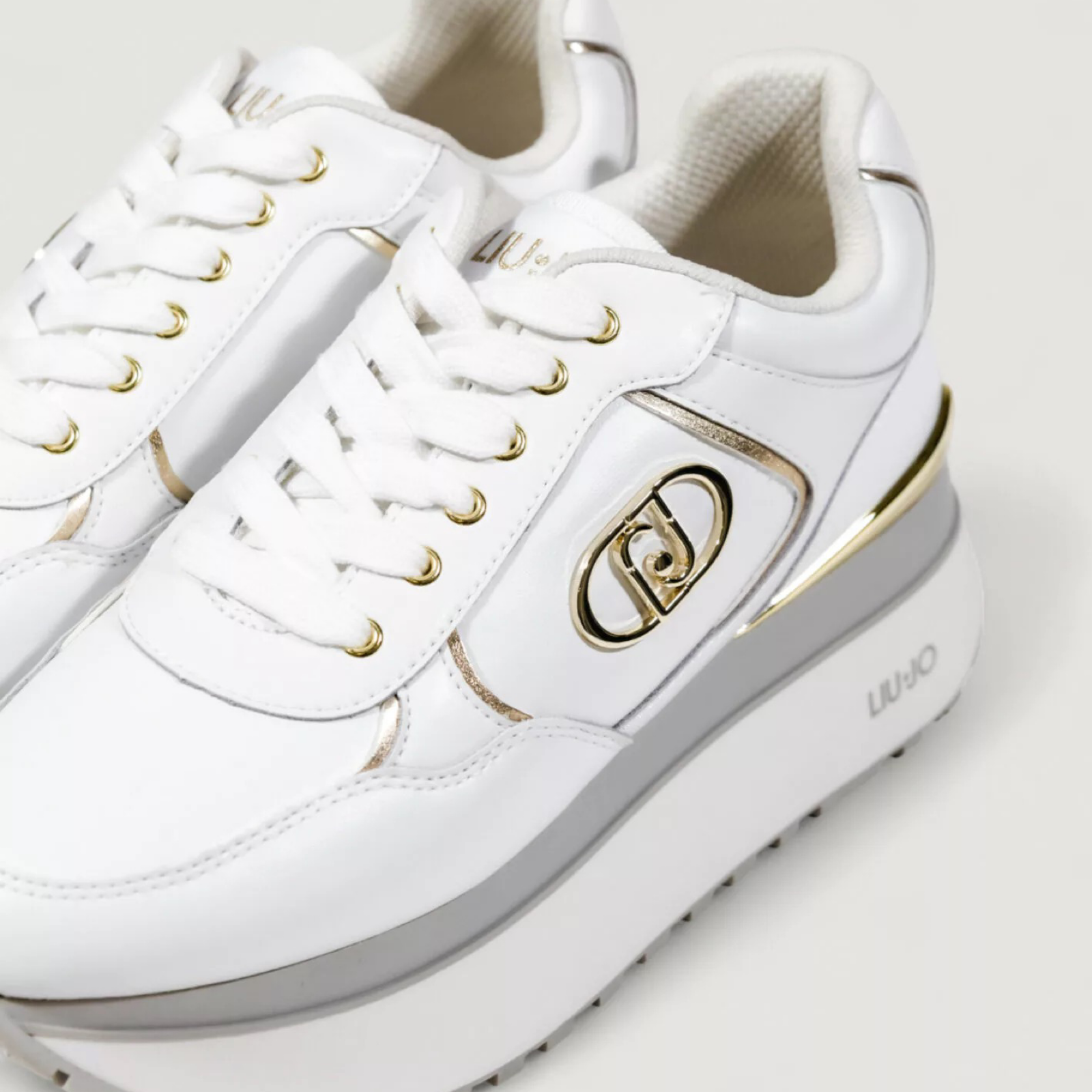 Дамски бели маратонки Liu Jo Women Sneakers BF5011P0102 Close-Up