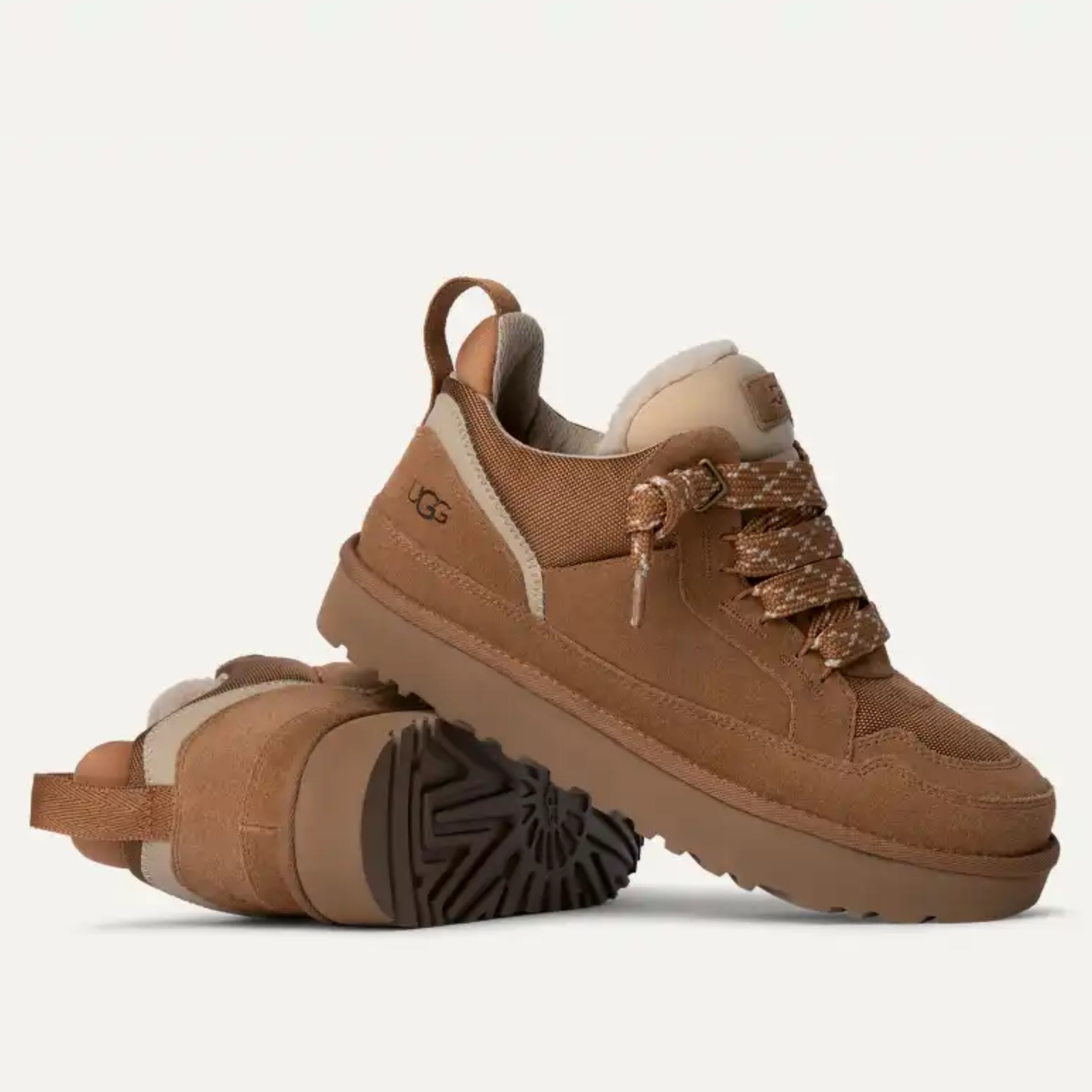 Дамски кецове Women’s sneakers UGG Lowmel 1144032CHE Brown mixed view