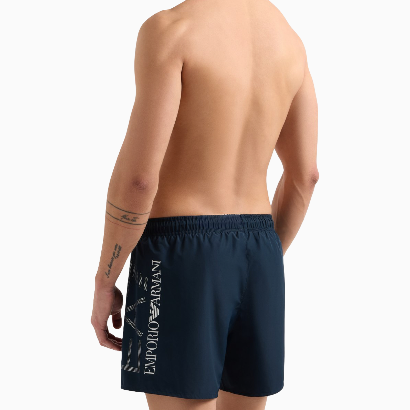 Мъжки сини бански EA7 Emporio Armani Swimwear 7M000550 AF14497 Back View