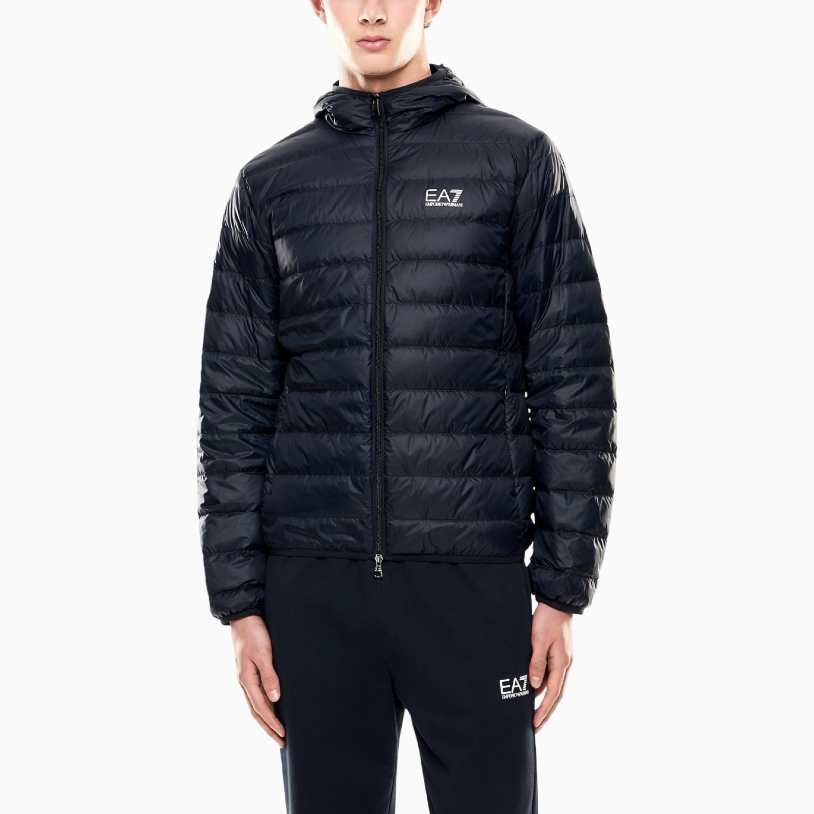 Мъжко тъмно синьо яке EA7 Emporio Armani Men Jacket 8NPB24 PNGPZ Front View