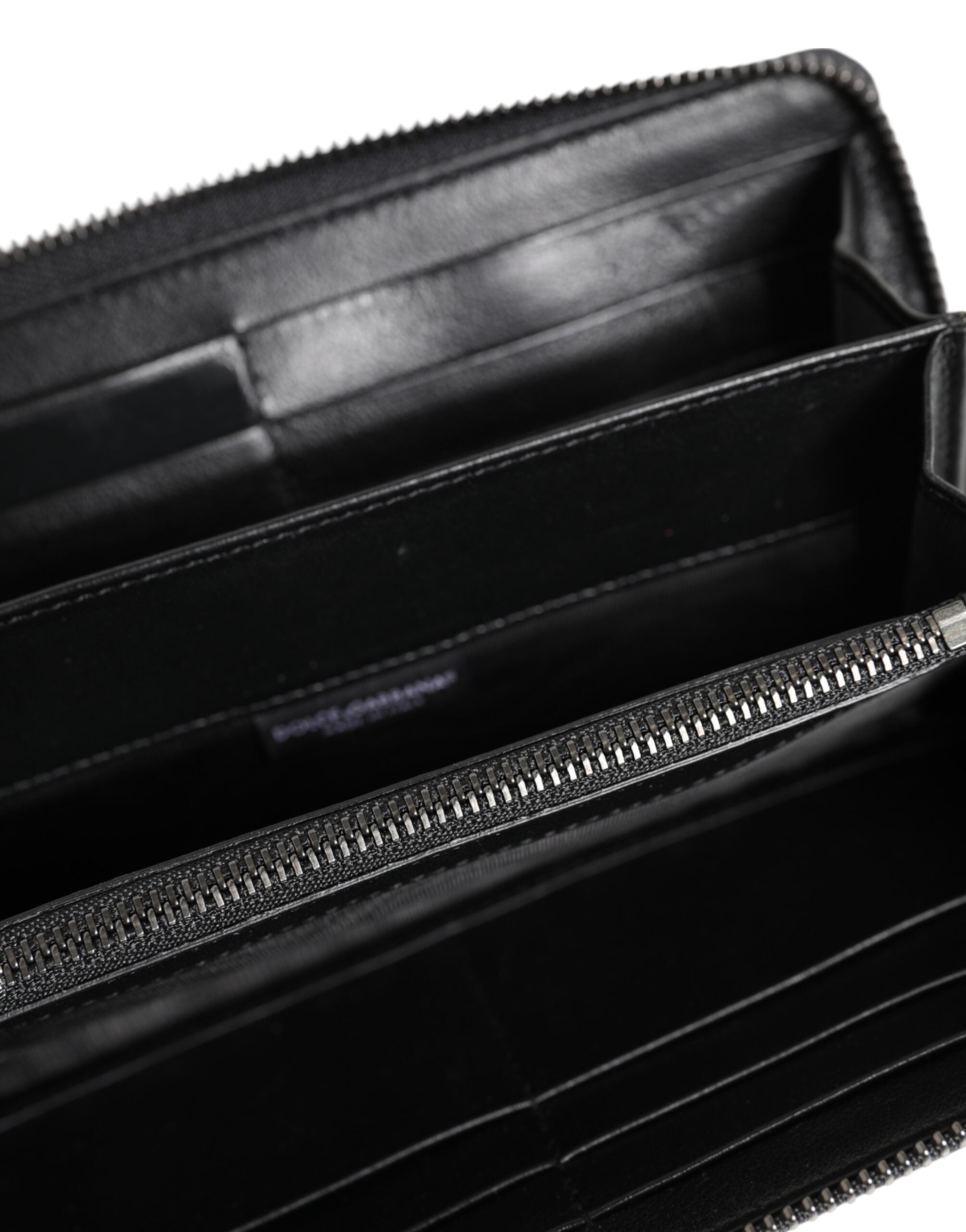 Мъжки клъч портфейл с кожа от кайман Men’s luxury clutch wallet DOLCE & GABBANA BP1672 A2O97 Black and Blue