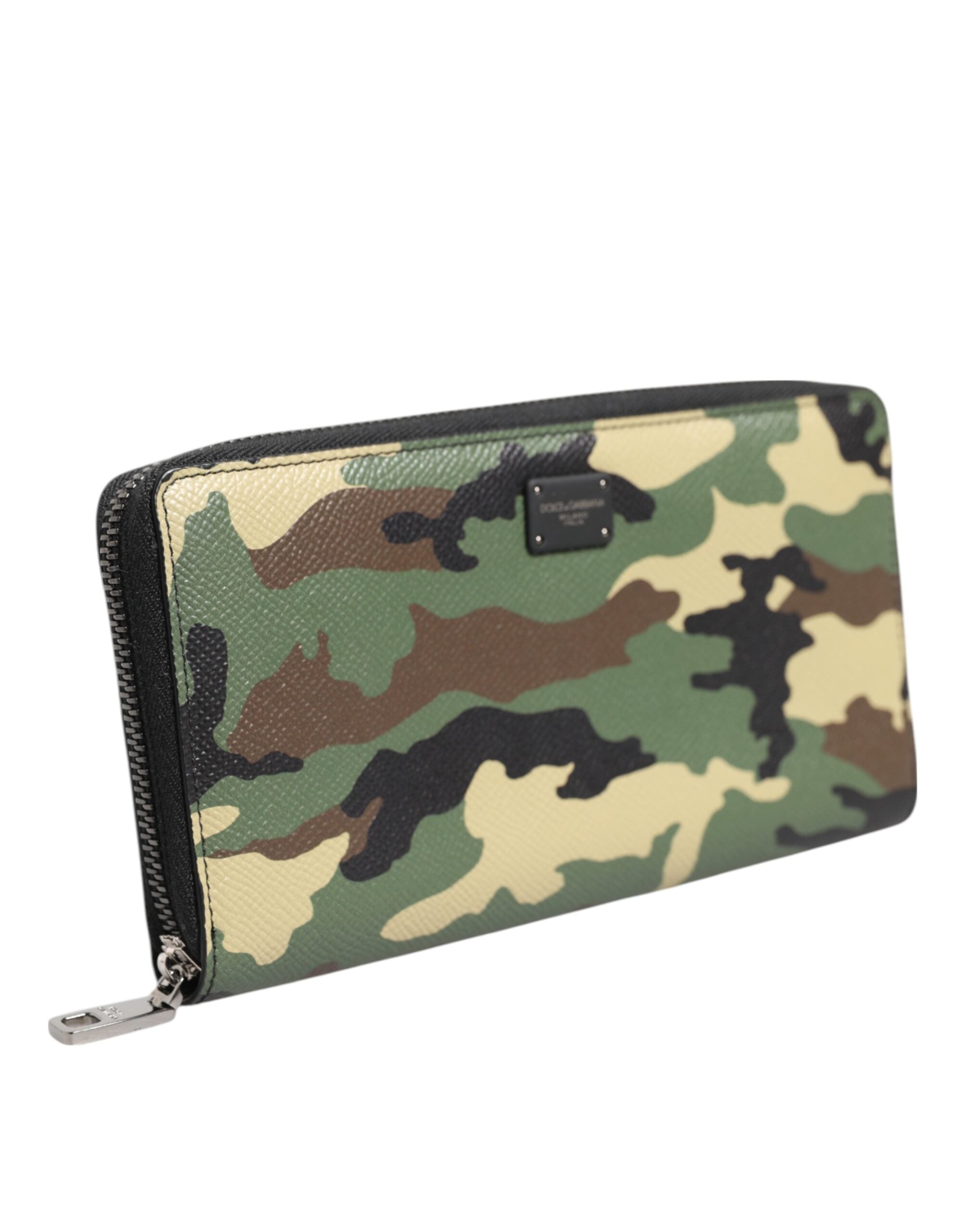 Мъжки камуфлажен клъч портфейл Men’s clutch wallet DOLCE & GABBANA BP1672 AZ657 HHK25 Camouflage angled view