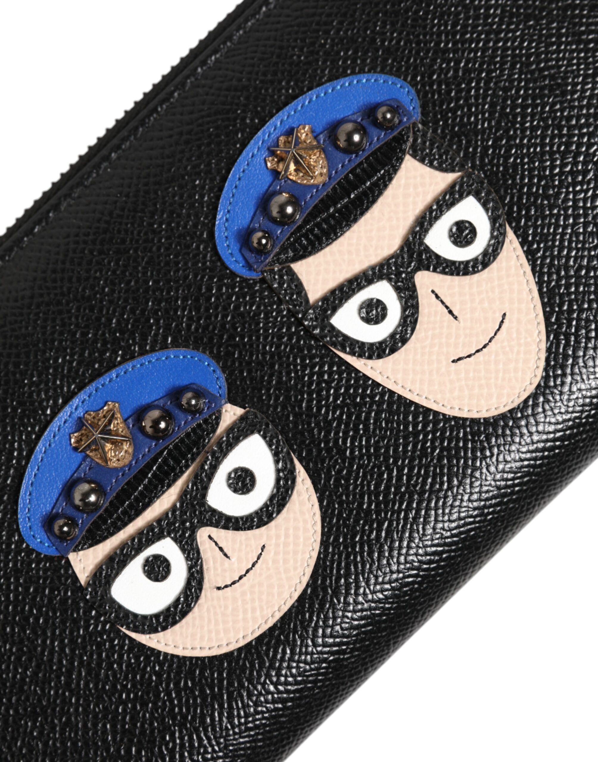 Мъжки клъч портфейл Men’s clutch leather wallet DOLCE & GABBANA #DGFAMILY
BP1672 AZ936 80999 Black close-up view
