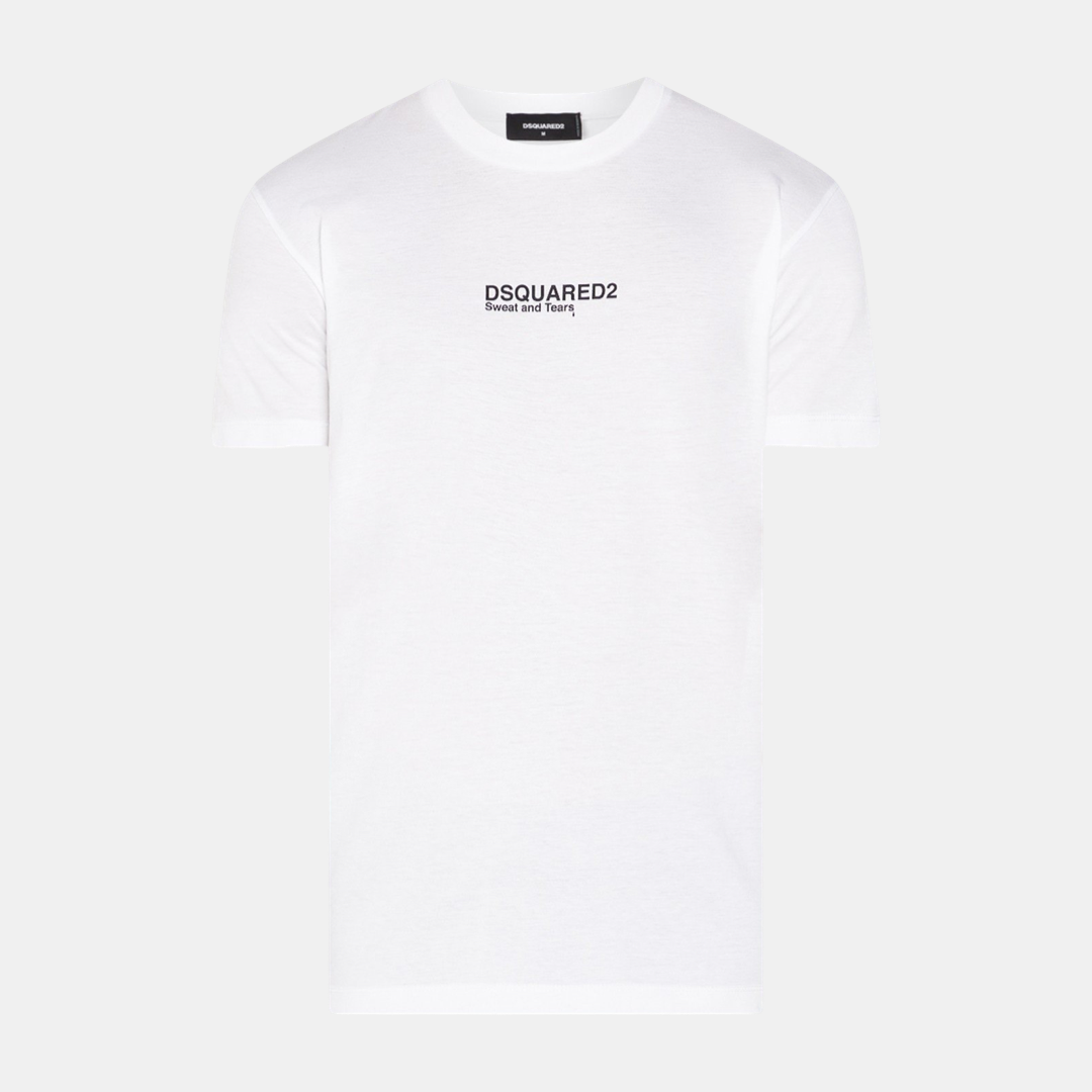 Мъжка бяла тениска Dsquared² Men T-Shirt