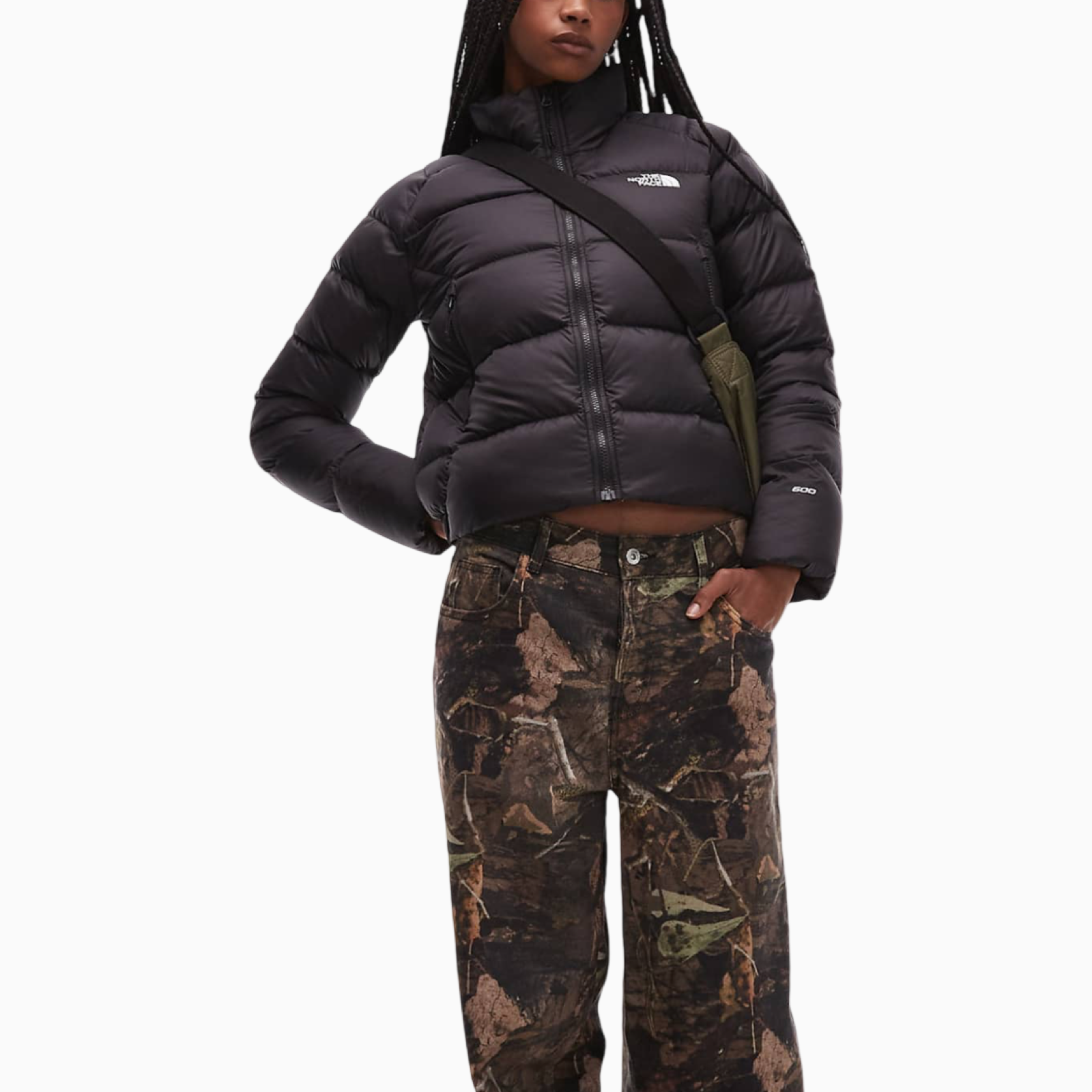 Дамско черно яке The North Face Women Jacket NF0A8E73JK31 Front View