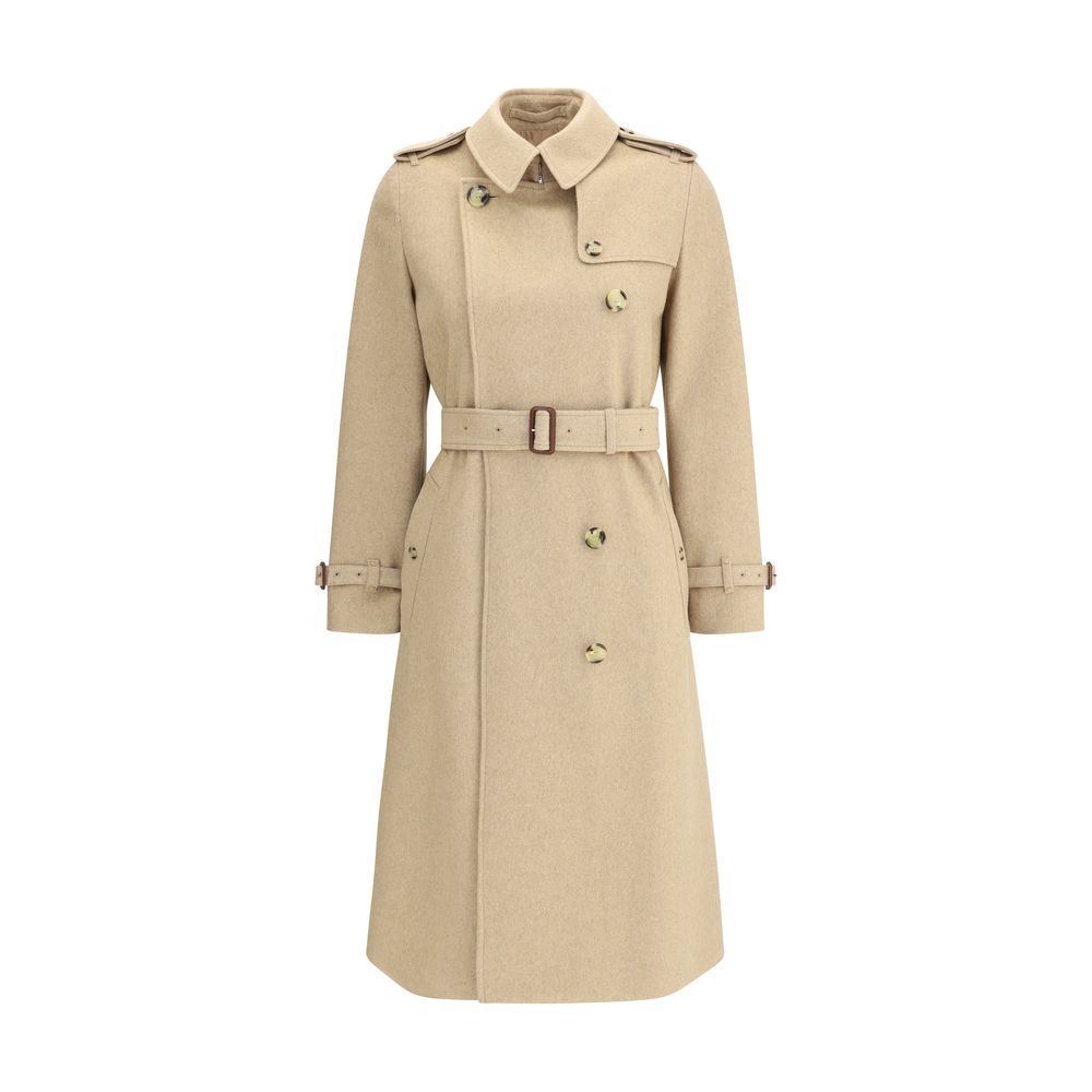 Дамски шлифер тренчкот Women’s trench coat Burberry Kensington 8110787C3036 Beige front view