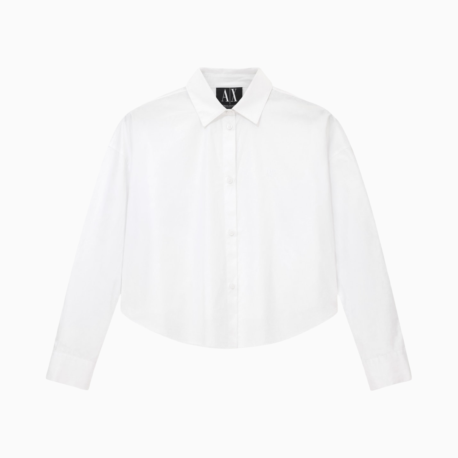 Дамска бяла риза Armani Exchange Women Shirt XW001180 AF12812 U0002 Front View