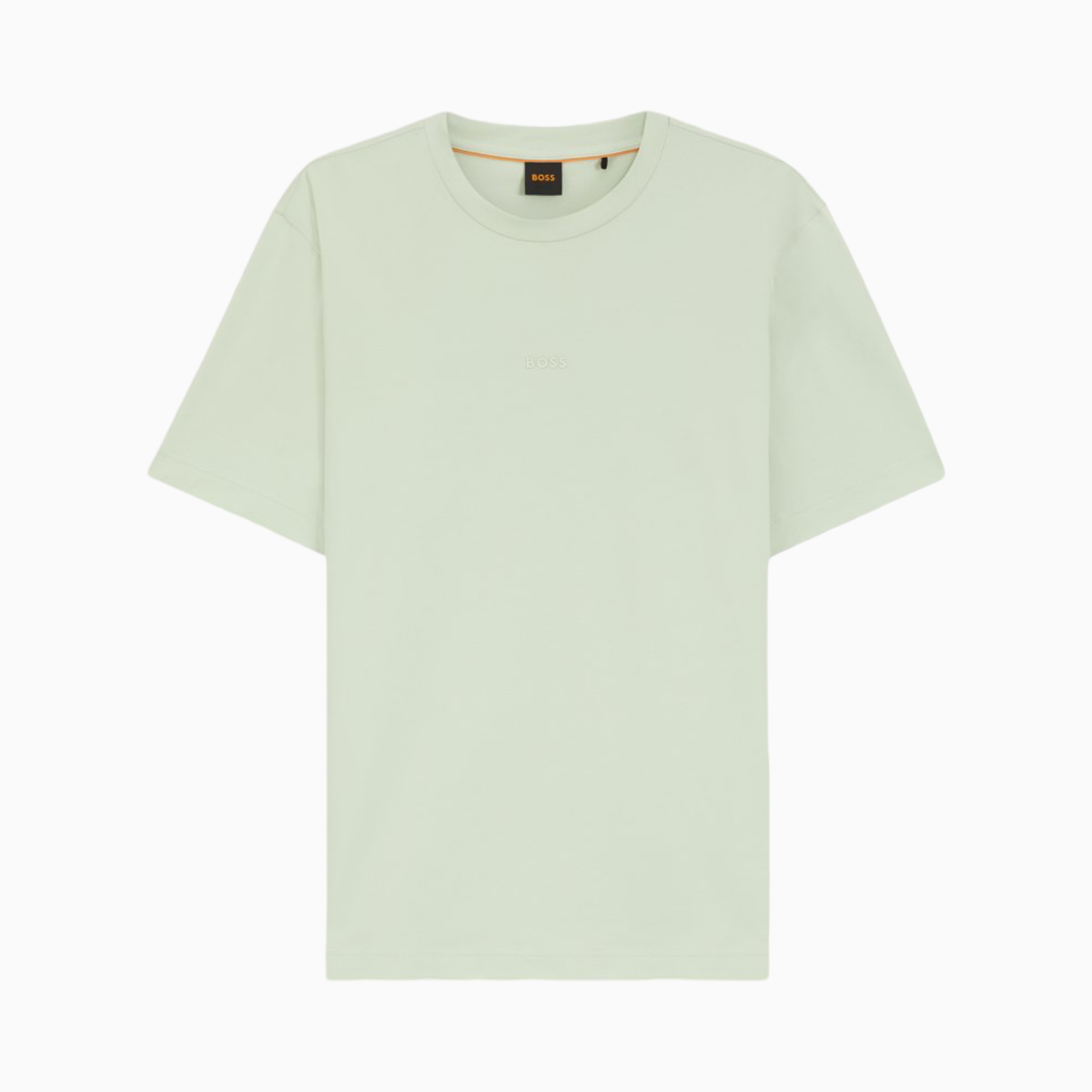 Мъжка зелена тениска Boss Men T-shirt 50473278 384 Front View