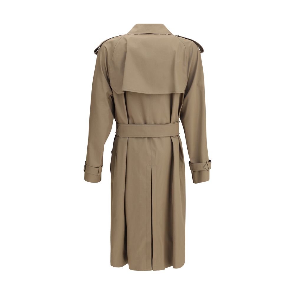 Мъжки шлифер тренчкот Men’s gabardine trench coat Butberry 8113612A3324 back view