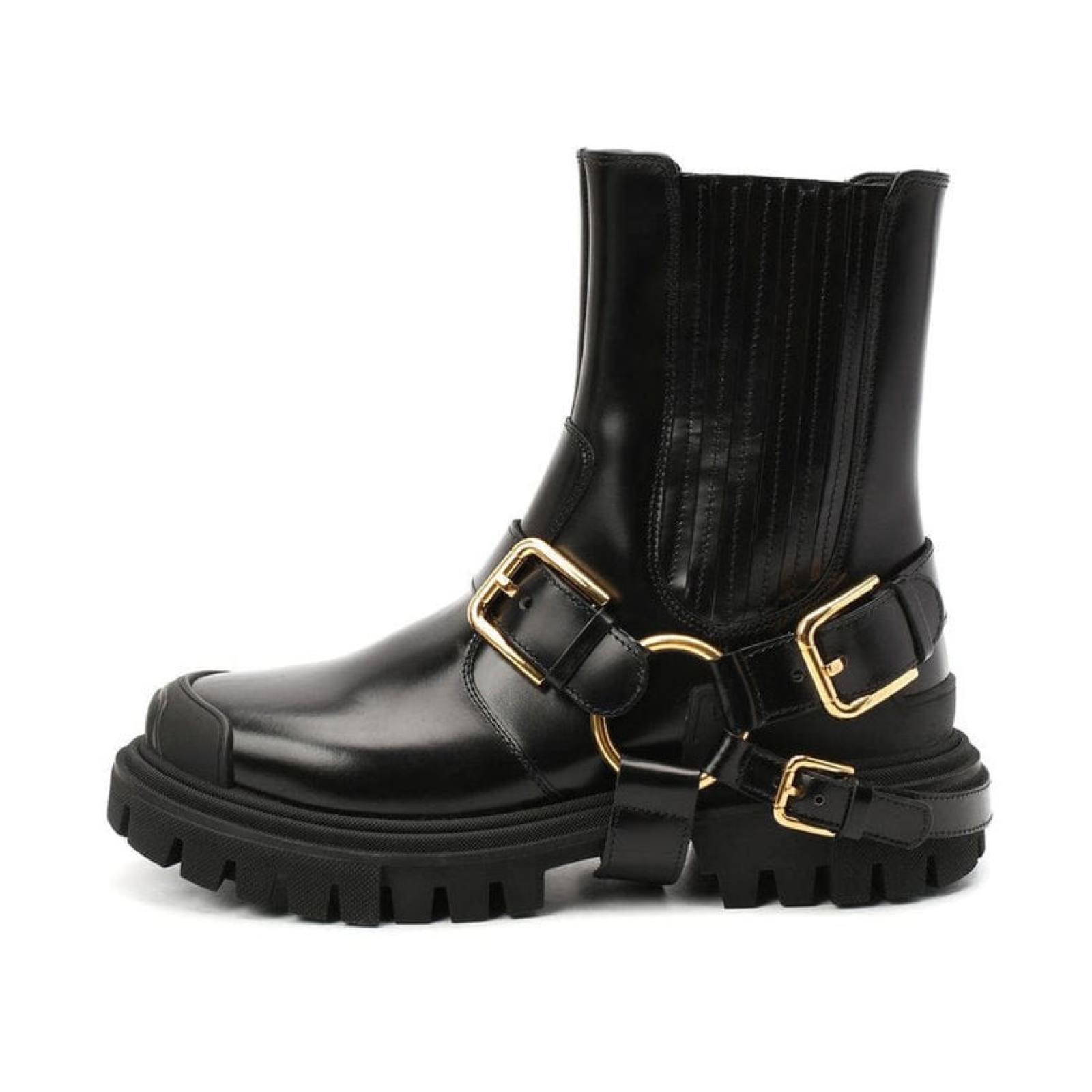 Dolce & Gabbana DG Logo Trekking Women Boots Lateral View