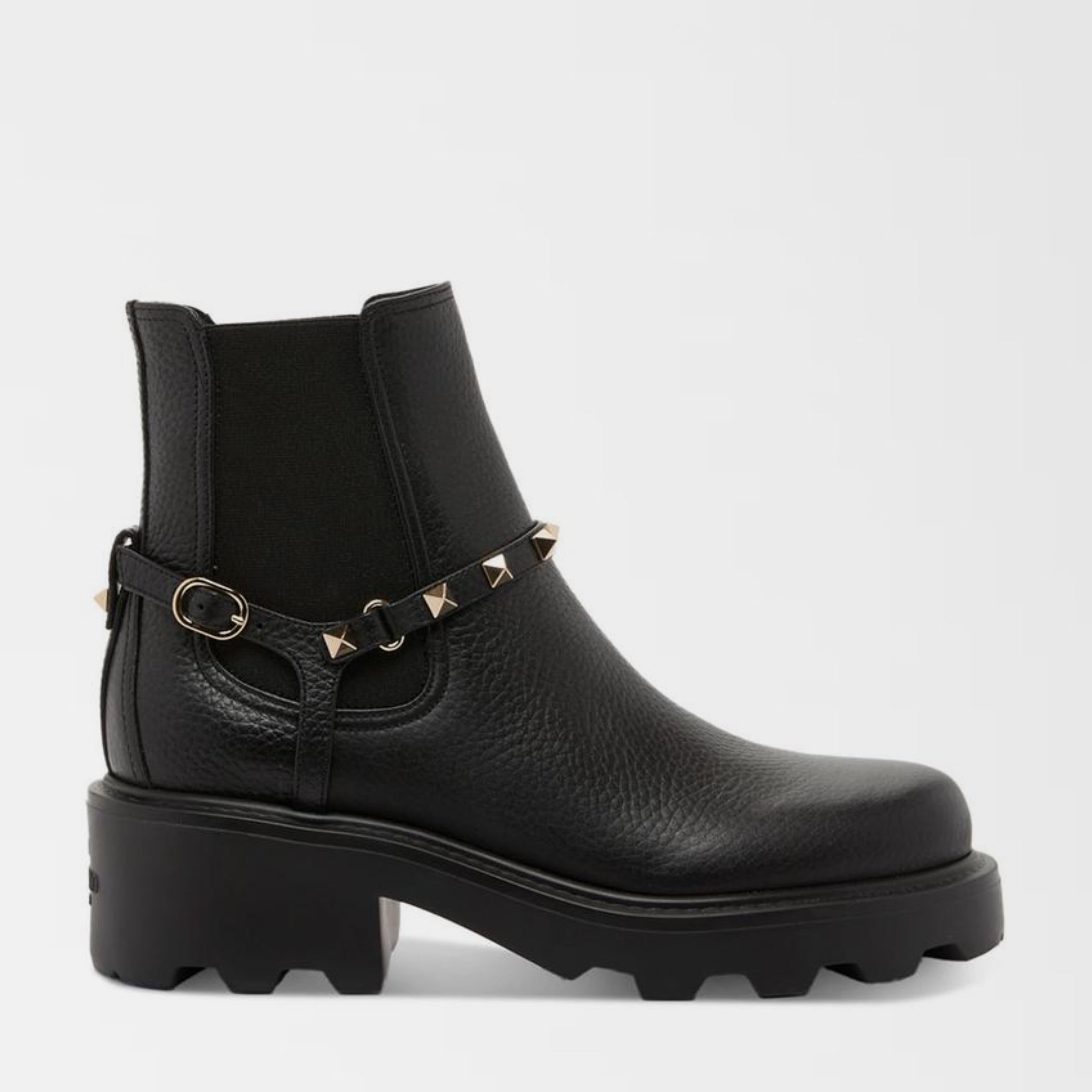 Дамски боти Women’s leather ankle boots Valentino Garavani Beatle Rockstud 55
7W2S0KU2RWA0NO Black lateral view
